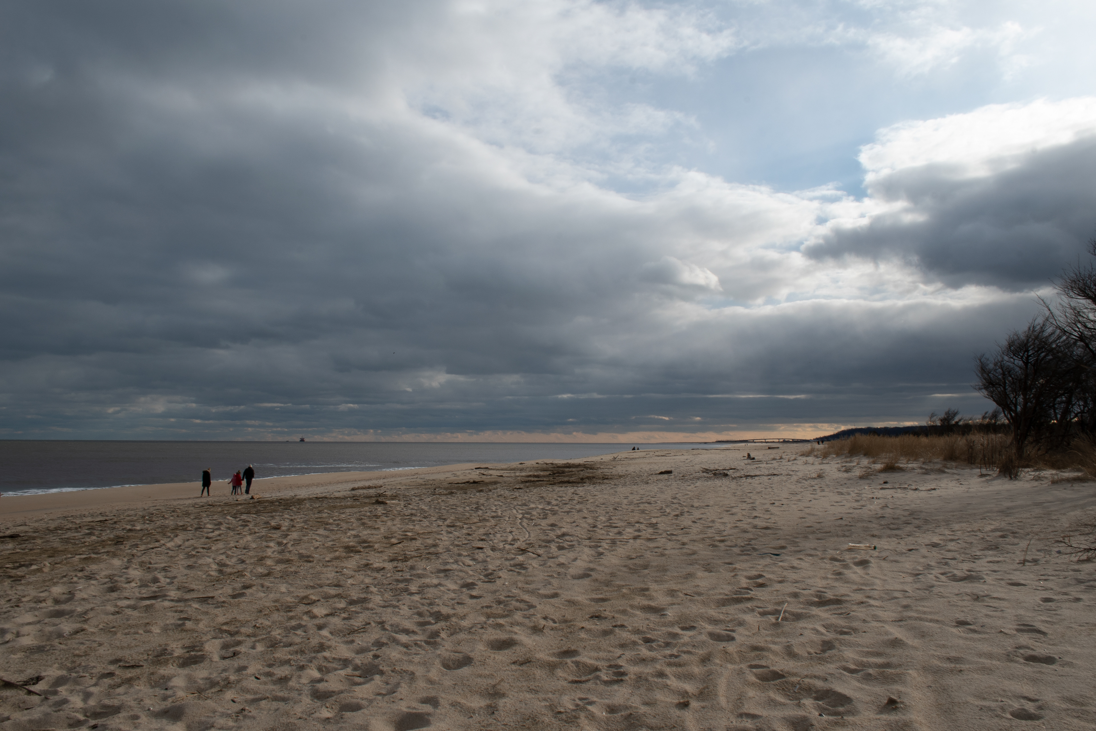 Beachscape Jan 1, 2020 Sandy Hook, NJ USA