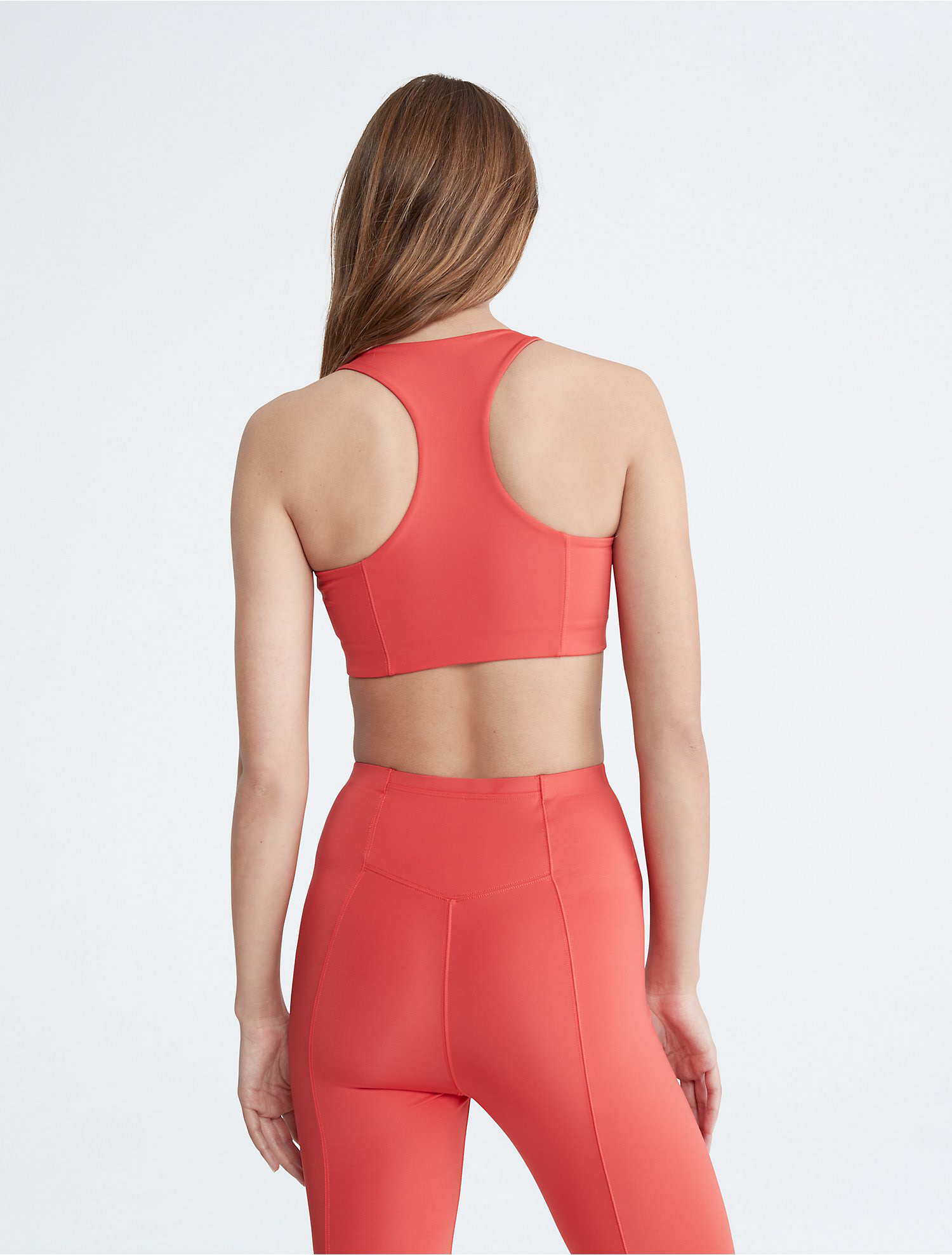 CK Sport Red Sports Bra + Leggings Set