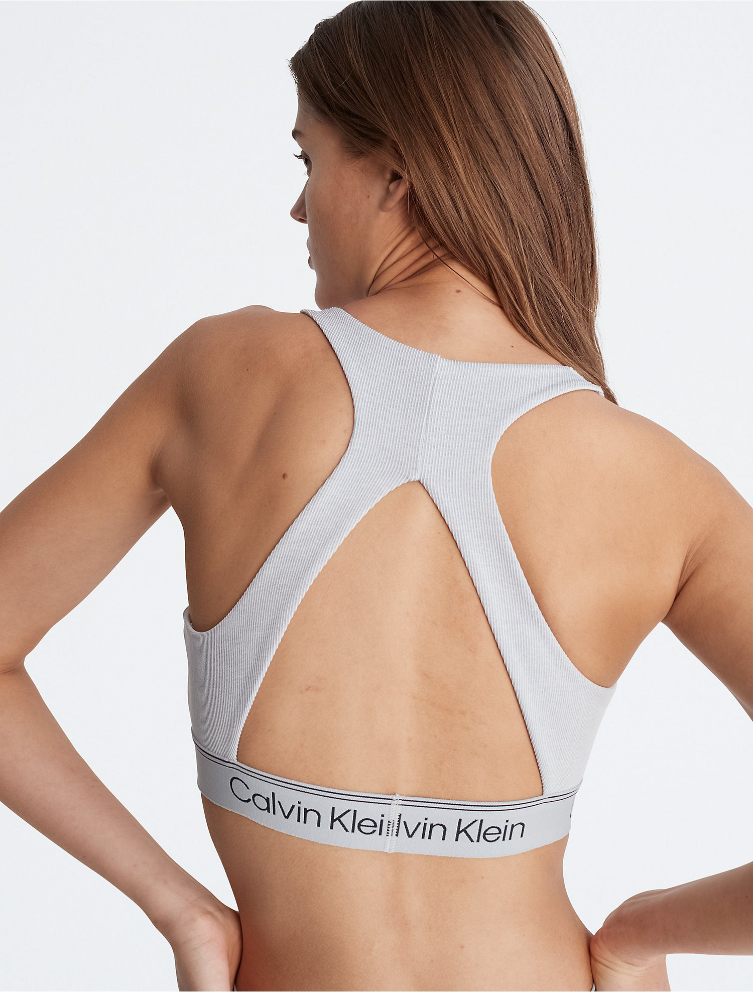 Calvin Klein Performance Criss Cross Sports Bra S  Sports bra, Cotton sports  bra, White calvin klein