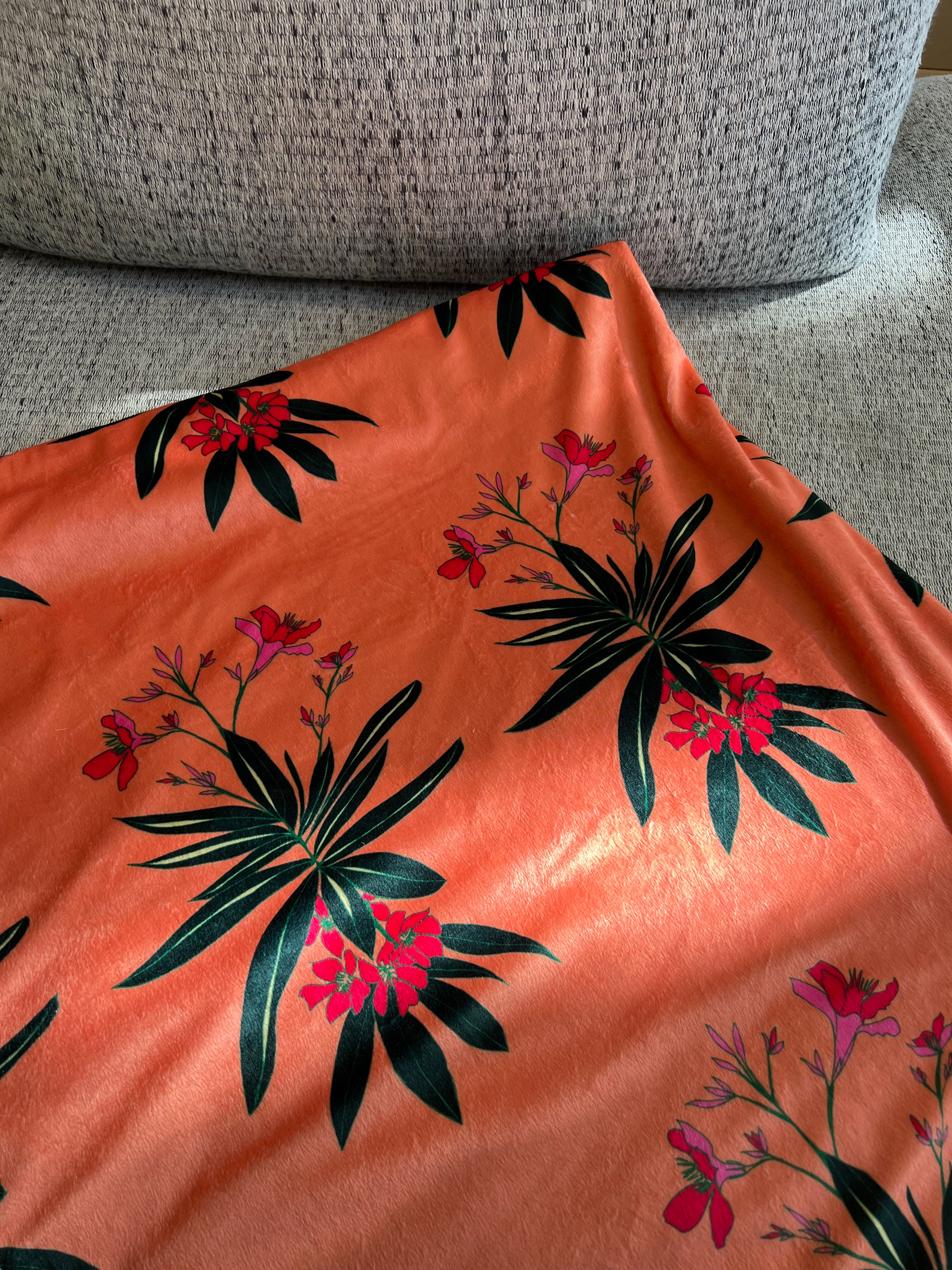 oleander velvet throw prototype