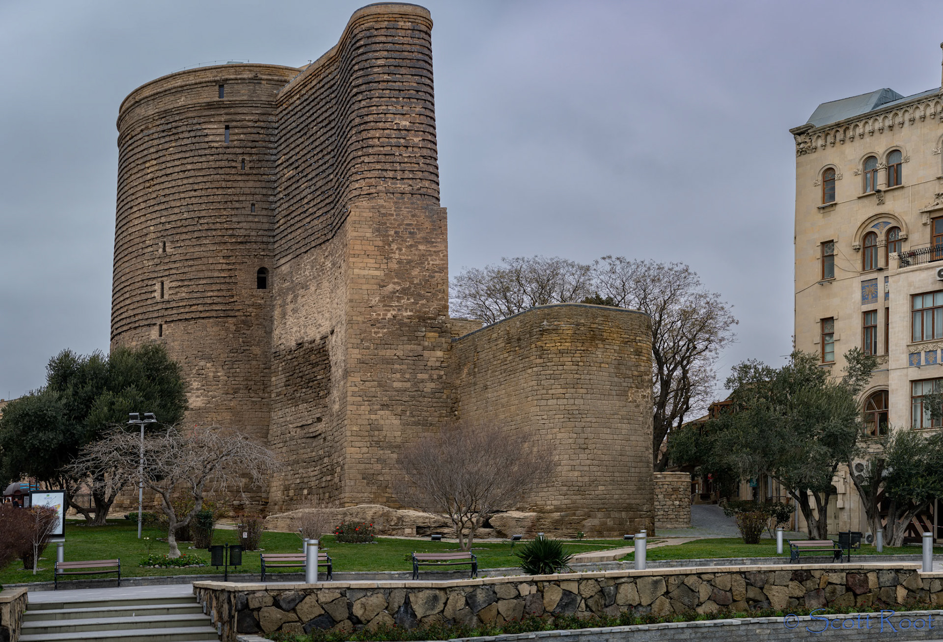 Maiden Tower (Qız qalası) in Baku