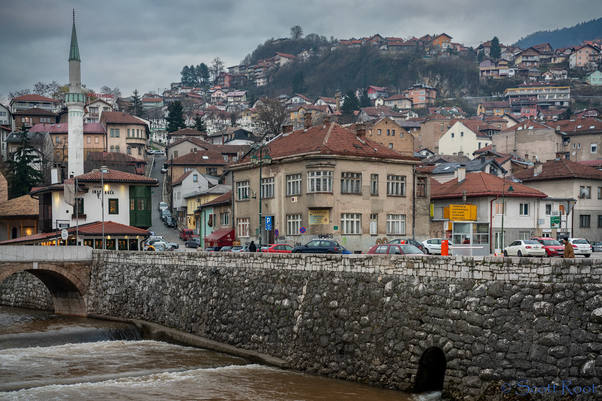 House of Spite (Inat Kuća) in Sarajevo