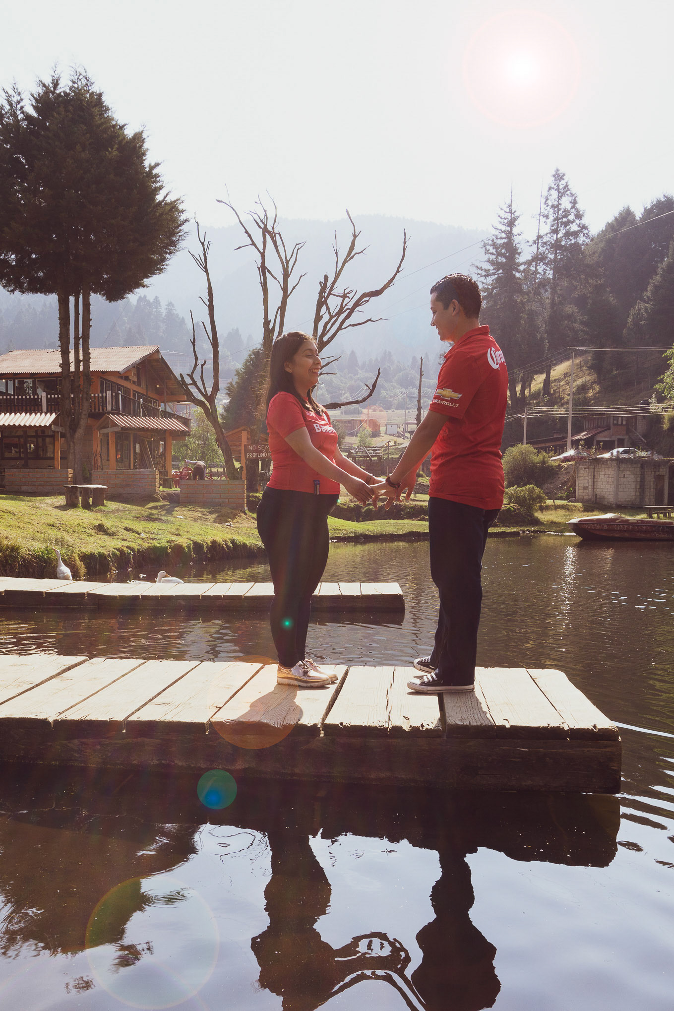 Sesión fotográfica de Sandy & Iván, maternidad en la marquesa.