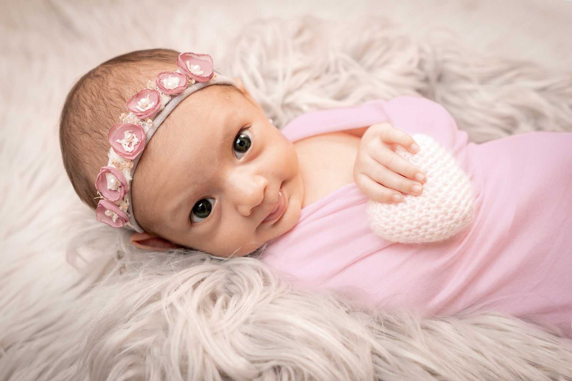 Sesión Fotográfica de Recién Nacido (New Born) para María José