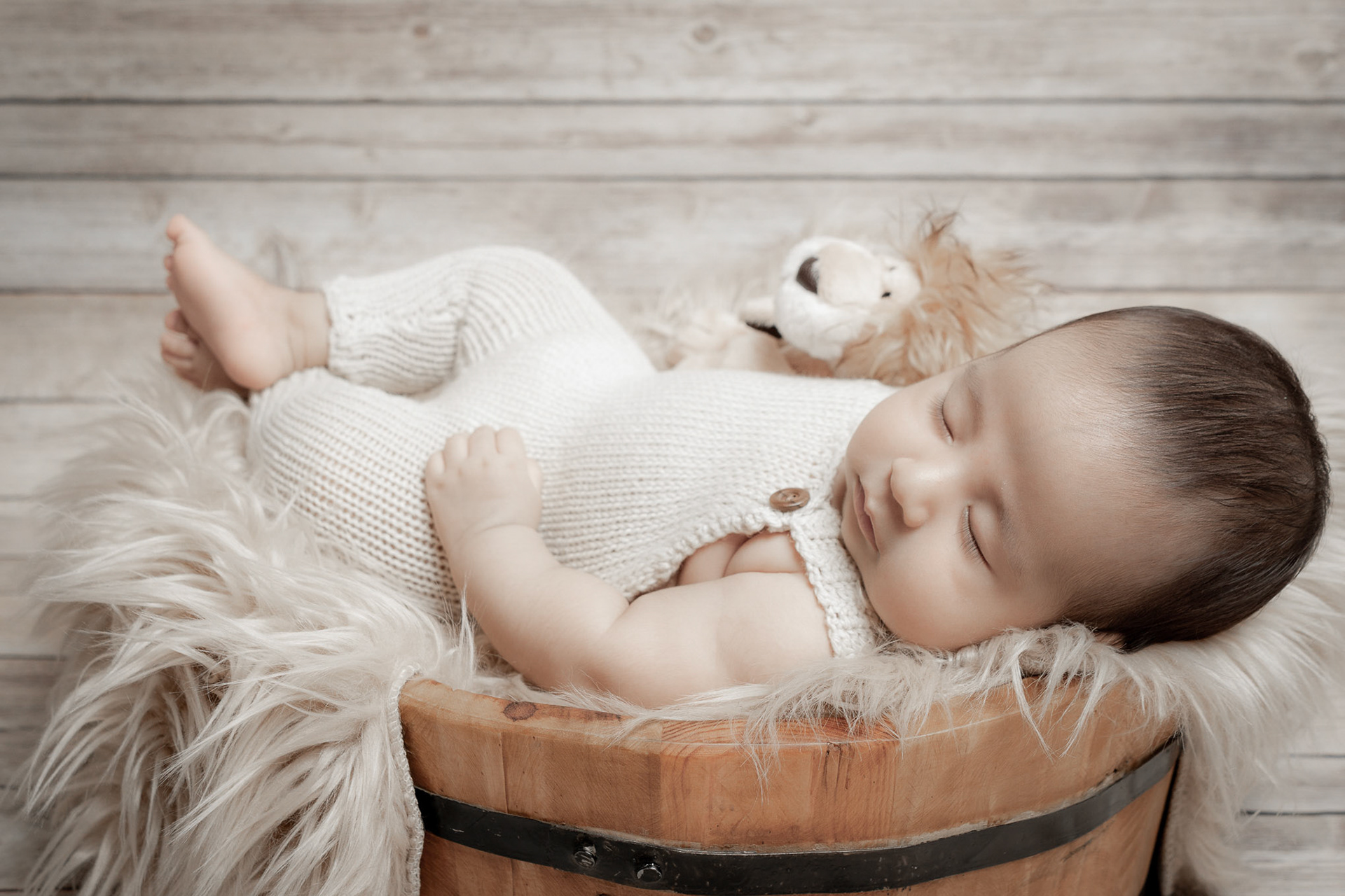 Sesión fotográfica de Recién Nacido para Leo