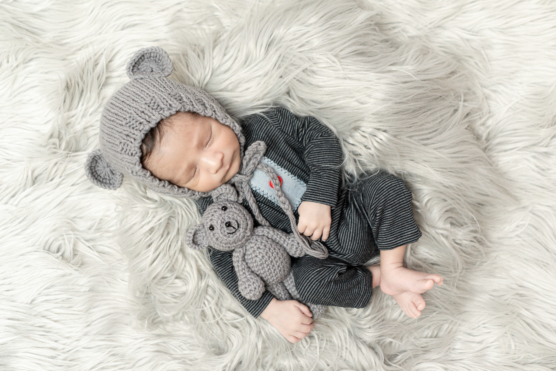 Sesión fotográfica de recién nacido para Victor Daniel.