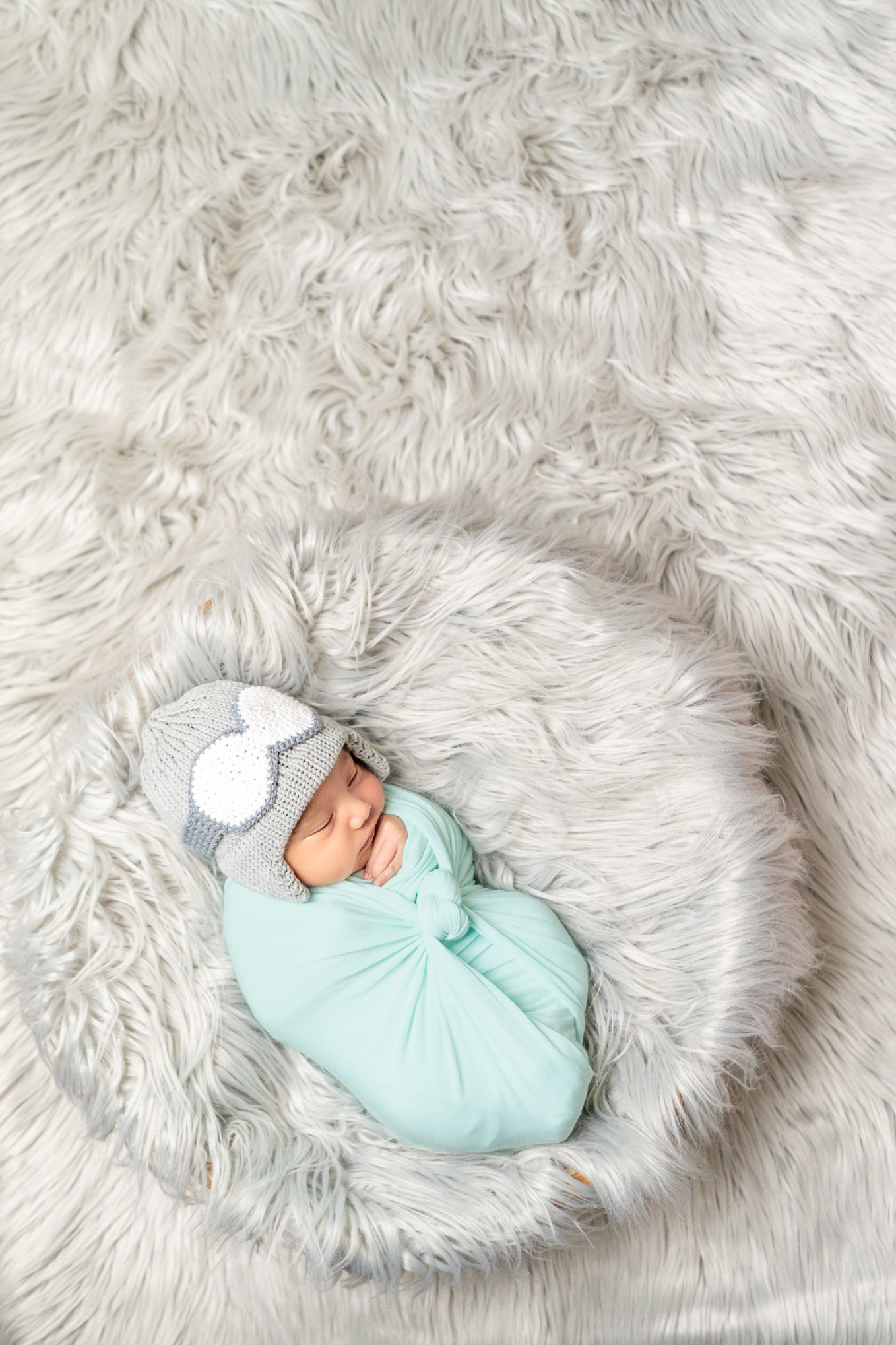 Sesión fotográfica de Leonardo Aarón a sus 13 días de nacido.