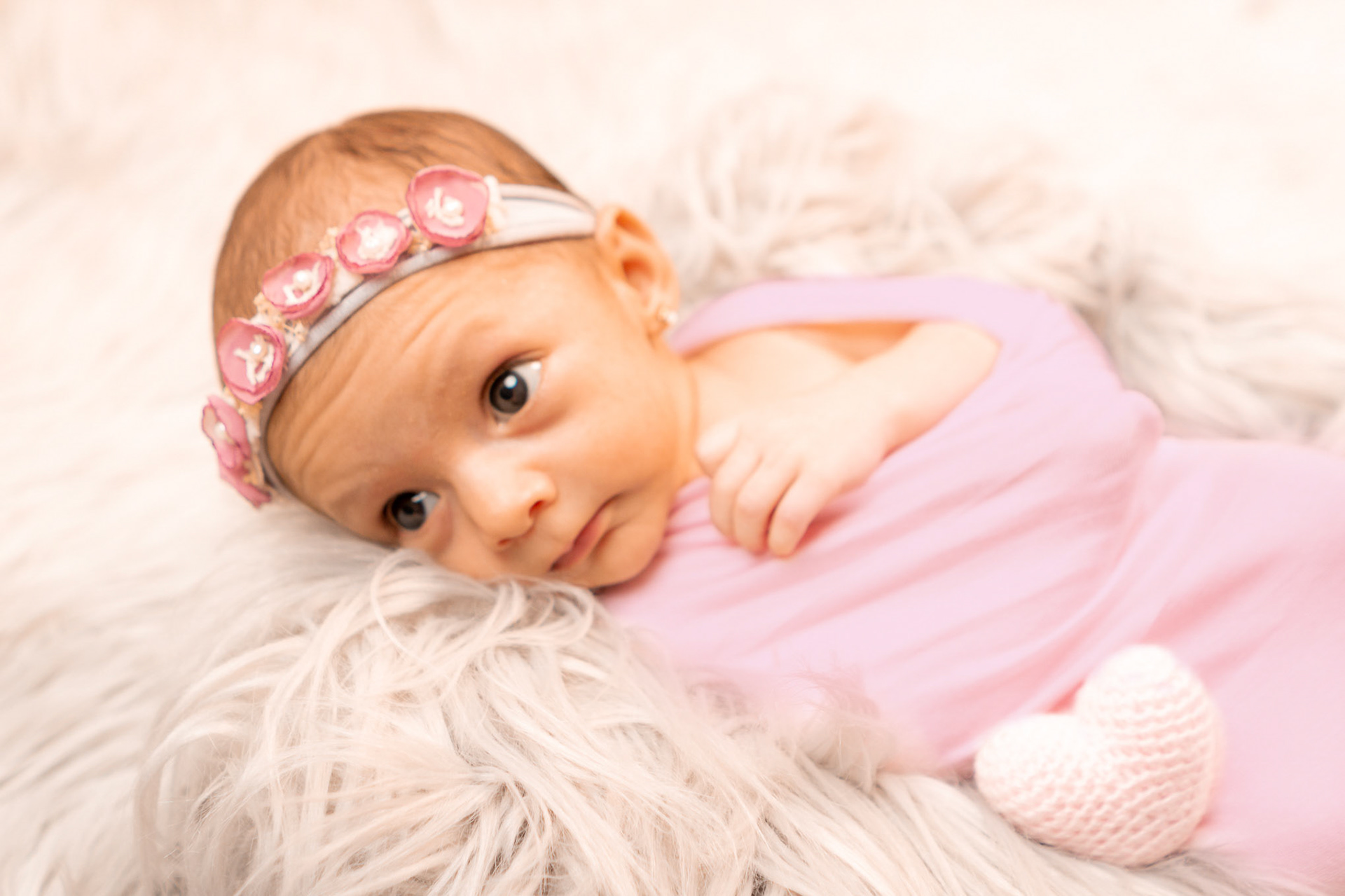 Sesión Fotográfica de Recién Nacido (New Born) para María José