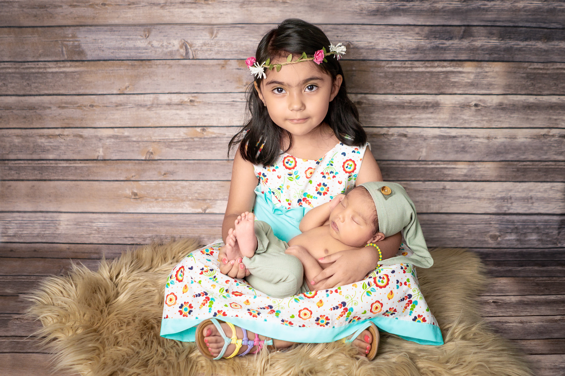 Sesión fotográfica de Leonardo Aarón a sus 13 días de nacido.