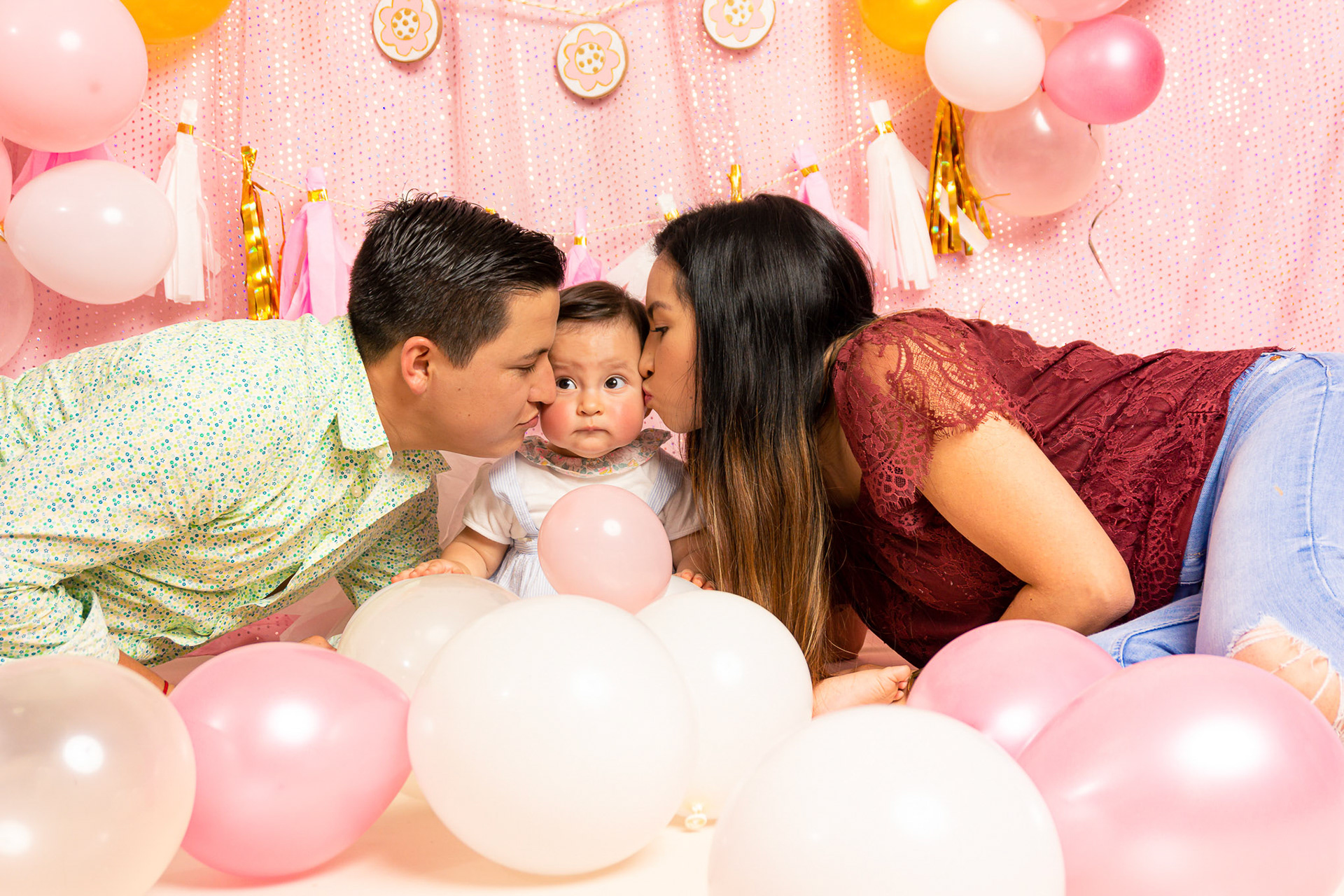 Sesión fotográfica de smash the cake para Emilie