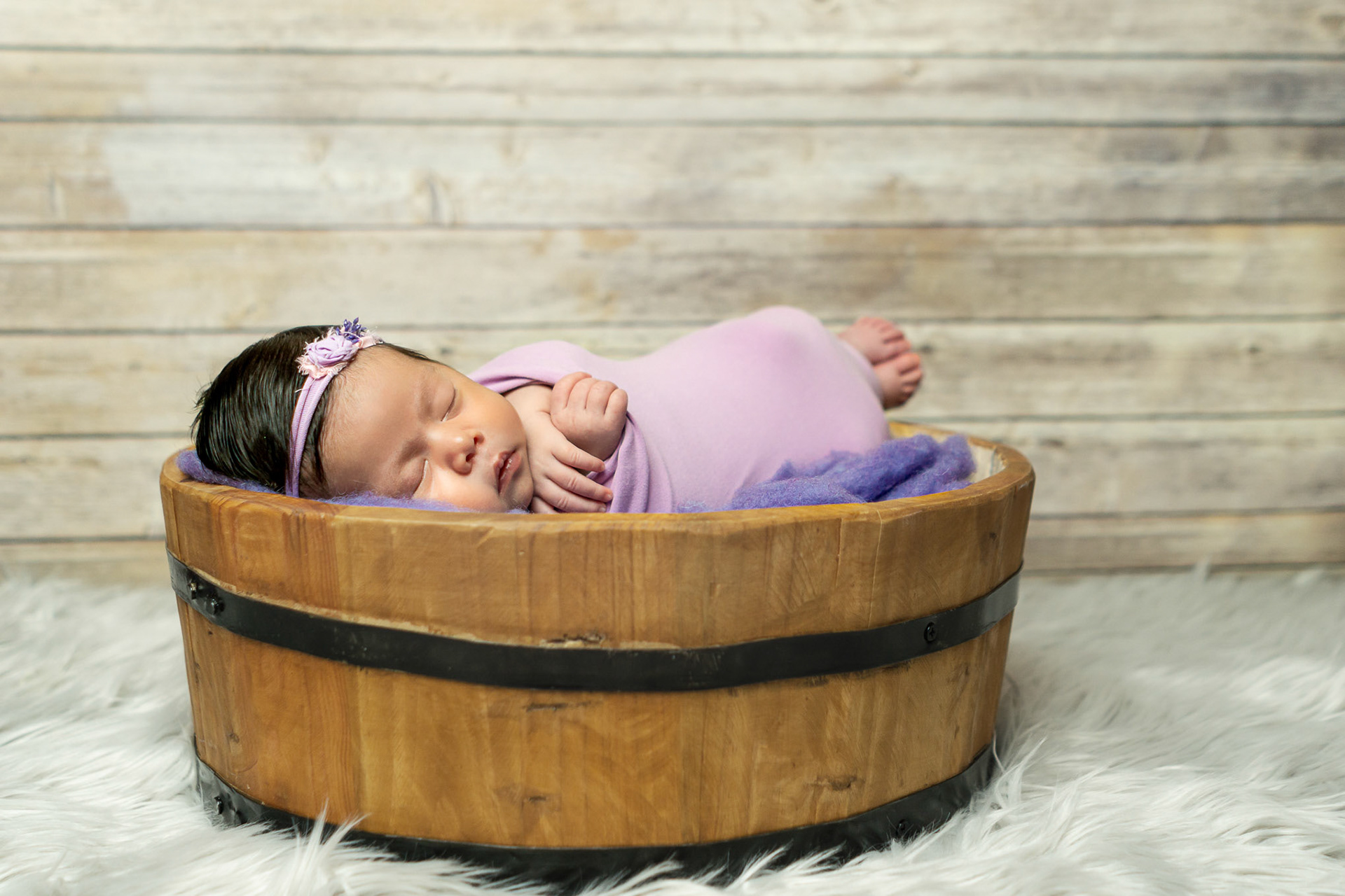 Sesión fotográfica de Recién Nacido (New Born) para Mía Alessandra.