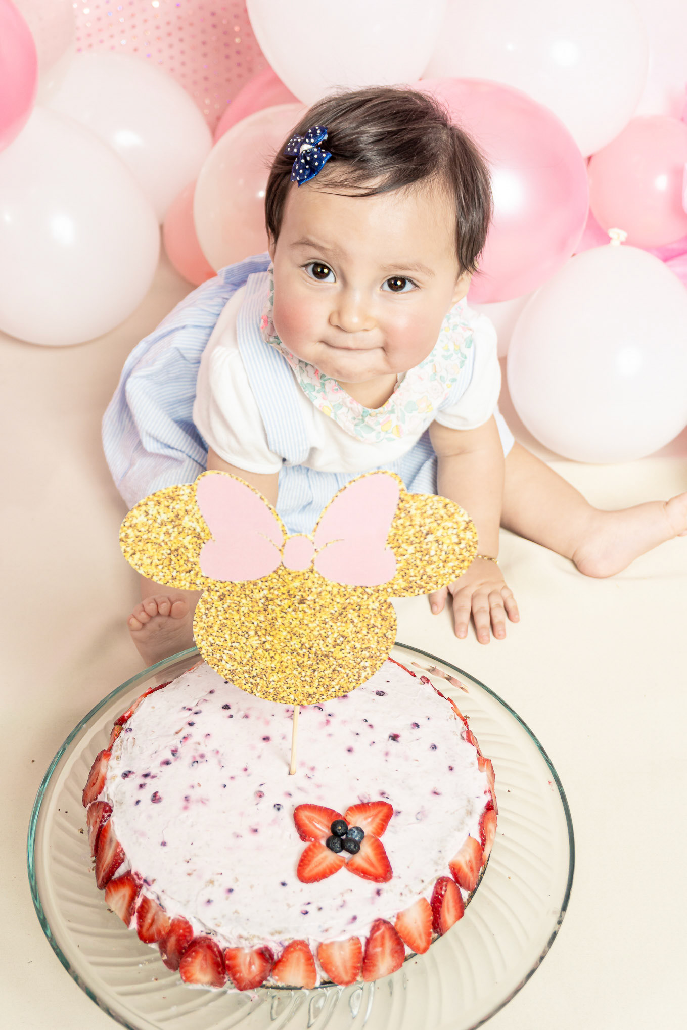 Sesión fotográfica de smash the cake para Emilie