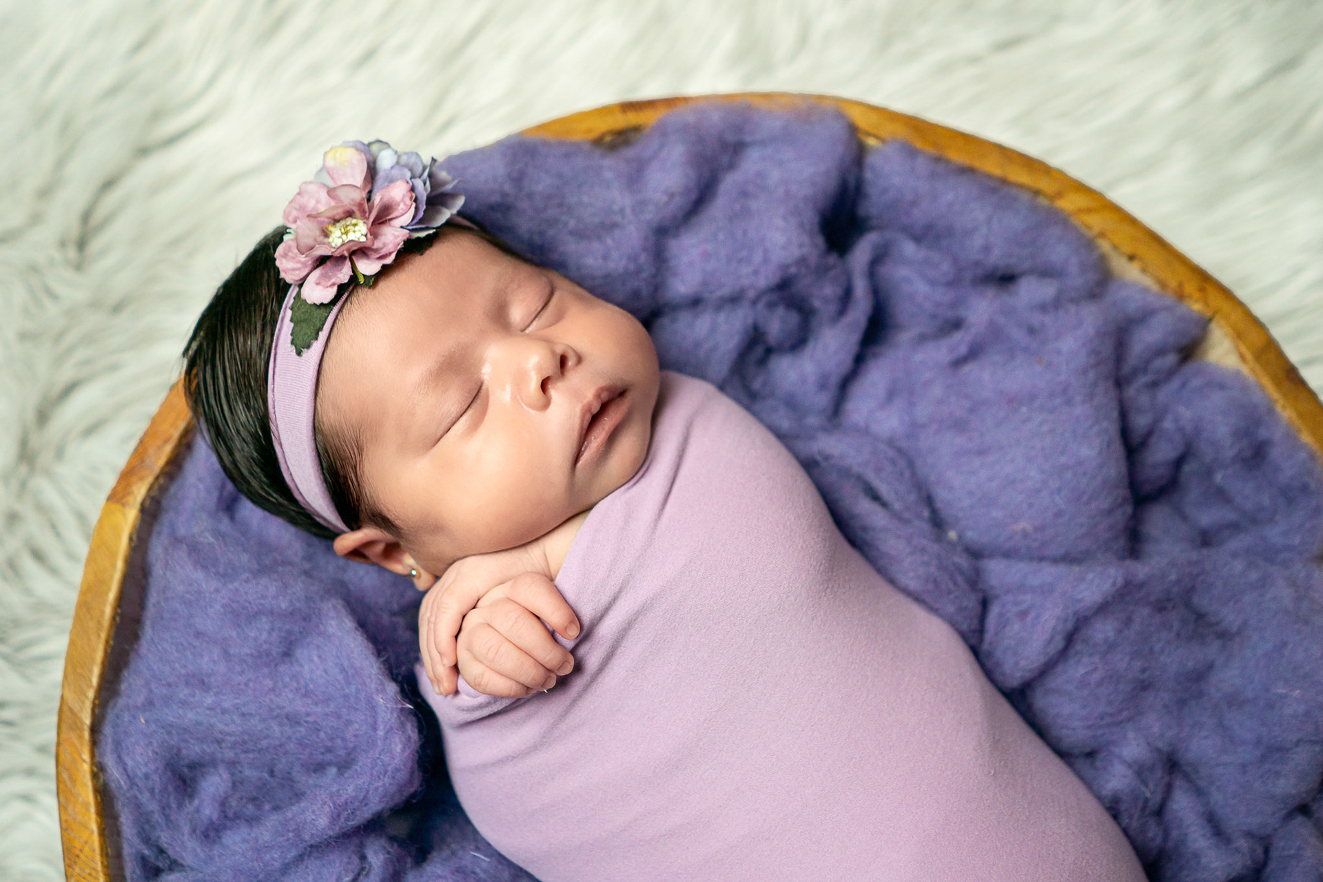 Sesión fotográfica de Recién Nacido (New Born) para Mía Alessandra.