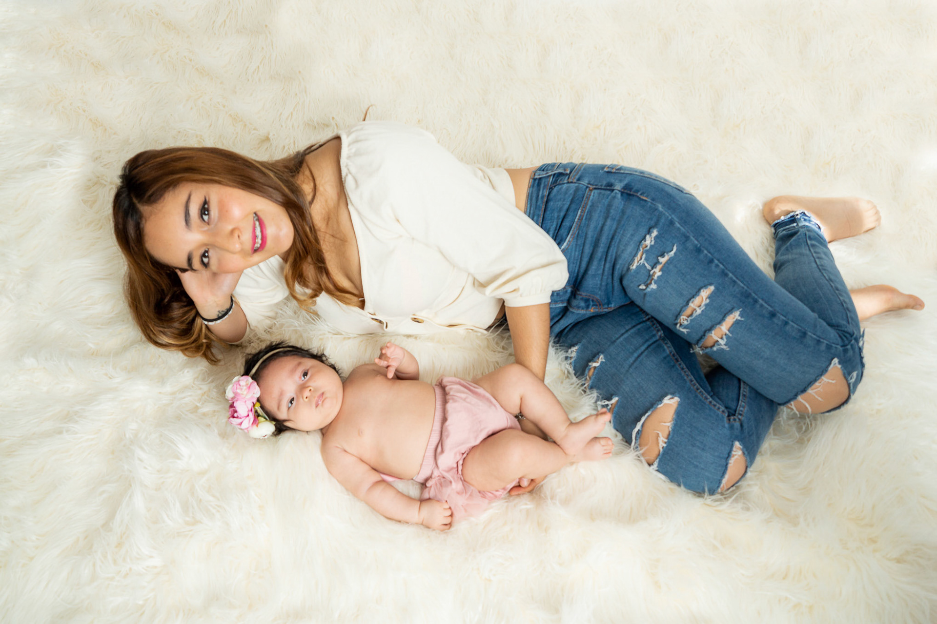 Leilani a sus dos meses de edad.