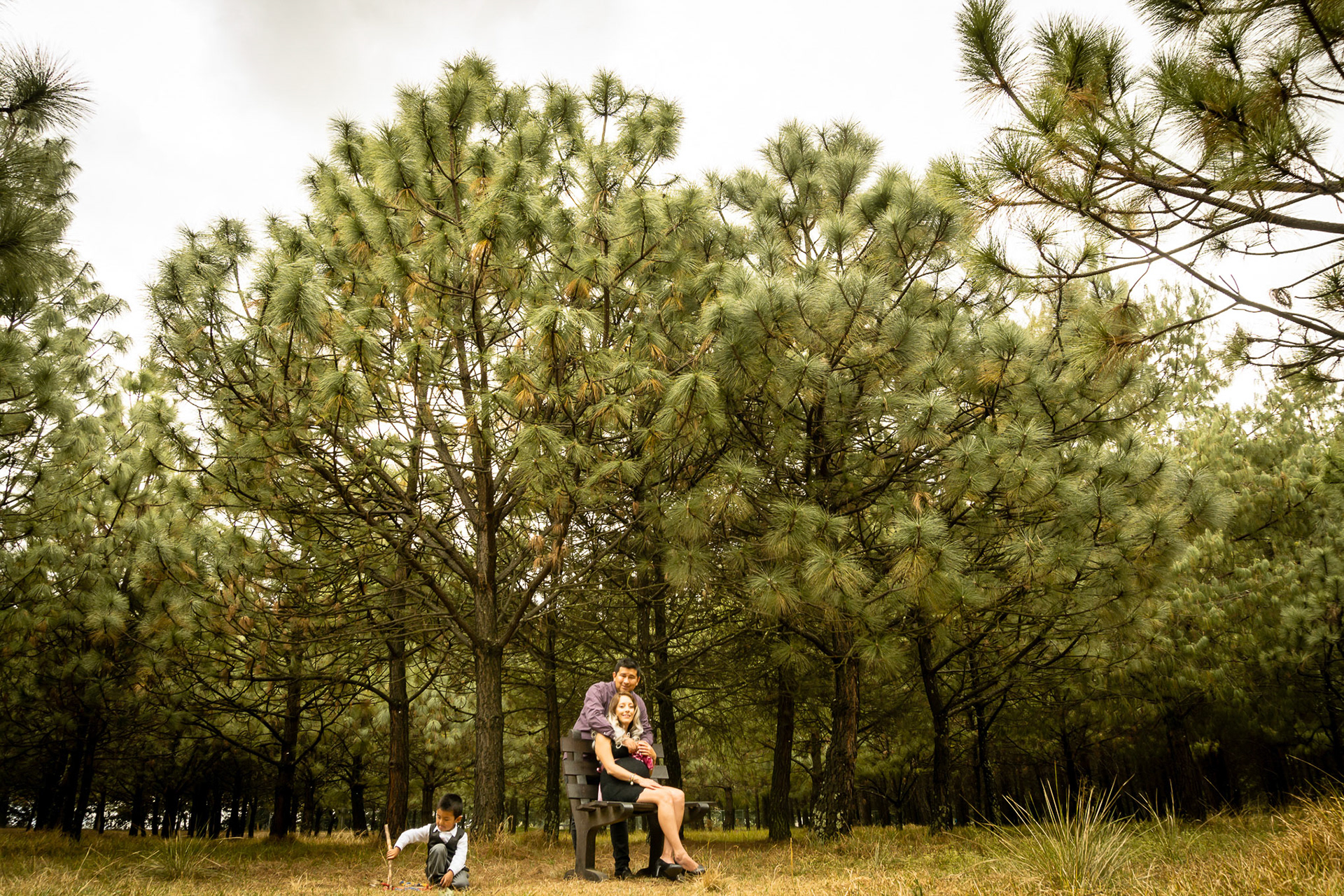 Sesión fotográfica de embarazo para la familia de Nallely