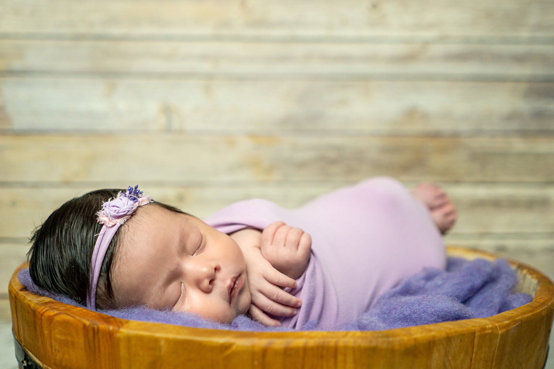 Sesión fotográfica de Recién Nacido (New Born) para Mía Alessandra.
