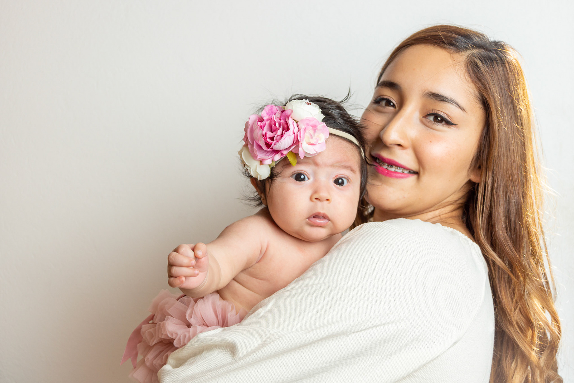 Leilani a sus dos meses de edad.