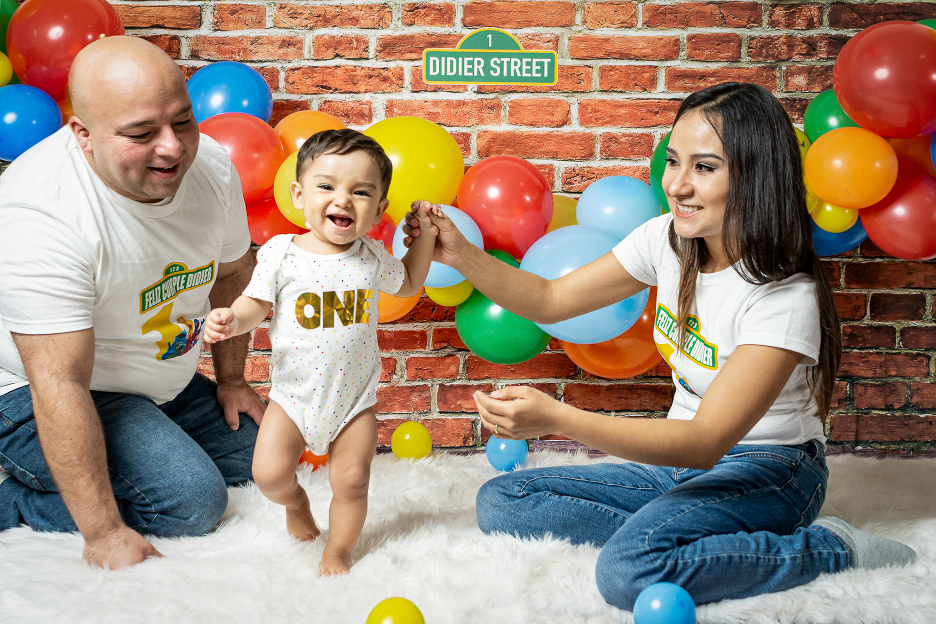 Smash the cake para Didier para festejar su primer año de vida!