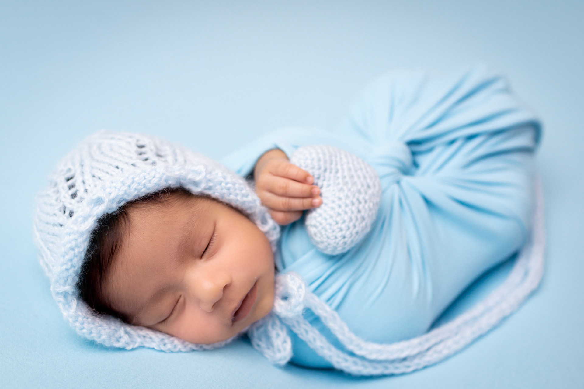 Sesión fotográfica de recién nacido (New Born) para Aaron