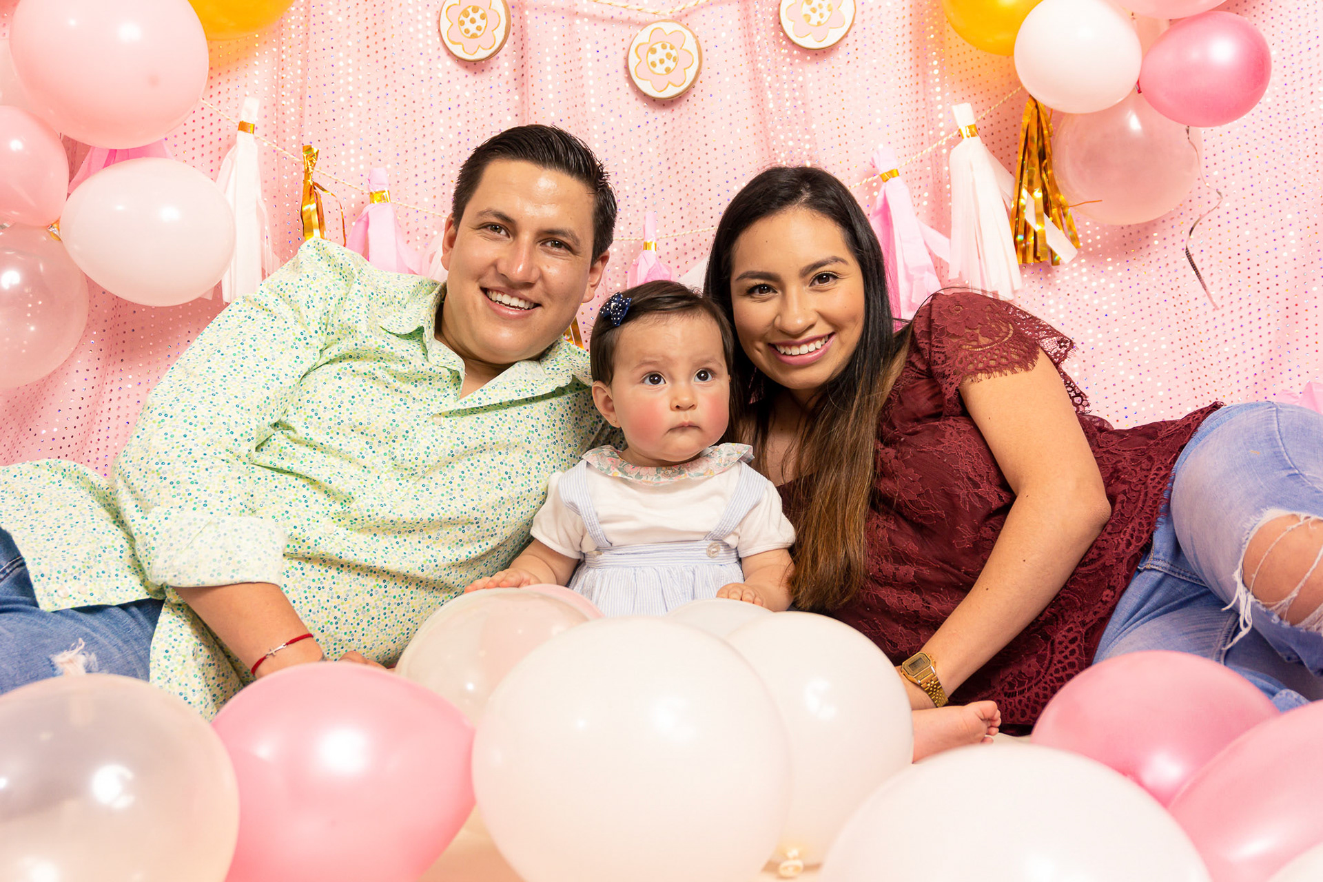 Sesión fotográfica de smash the cake para Emilie