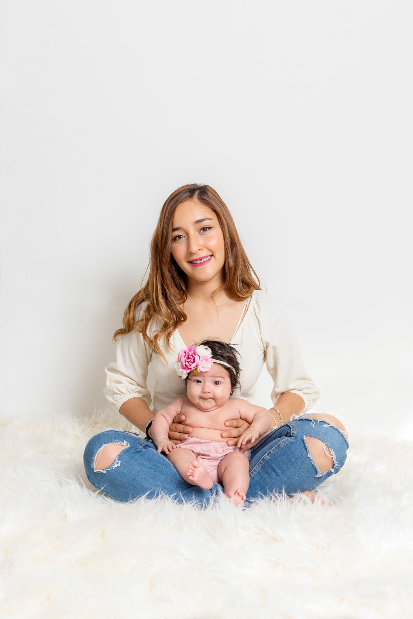 Leilani a sus dos meses de edad.