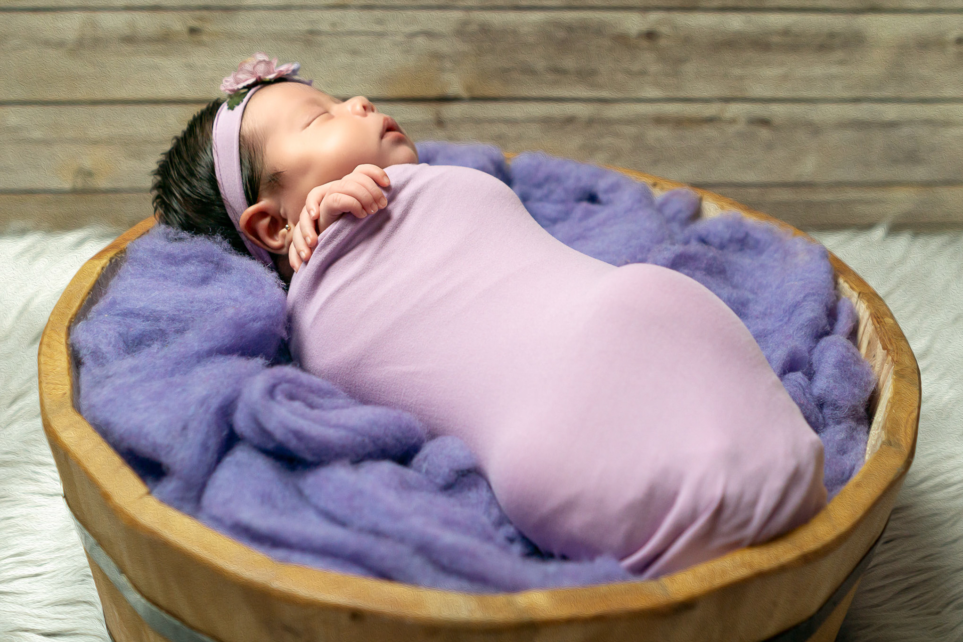 Sesión fotográfica de Recién Nacido (New Born) para Mía Alessandra.