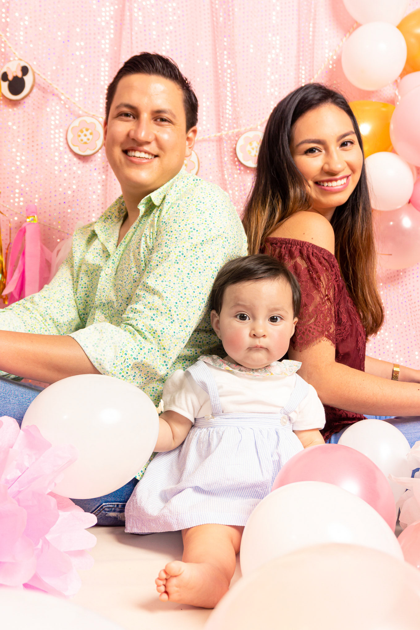 Sesión fotográfica de smash the cake para Emilie