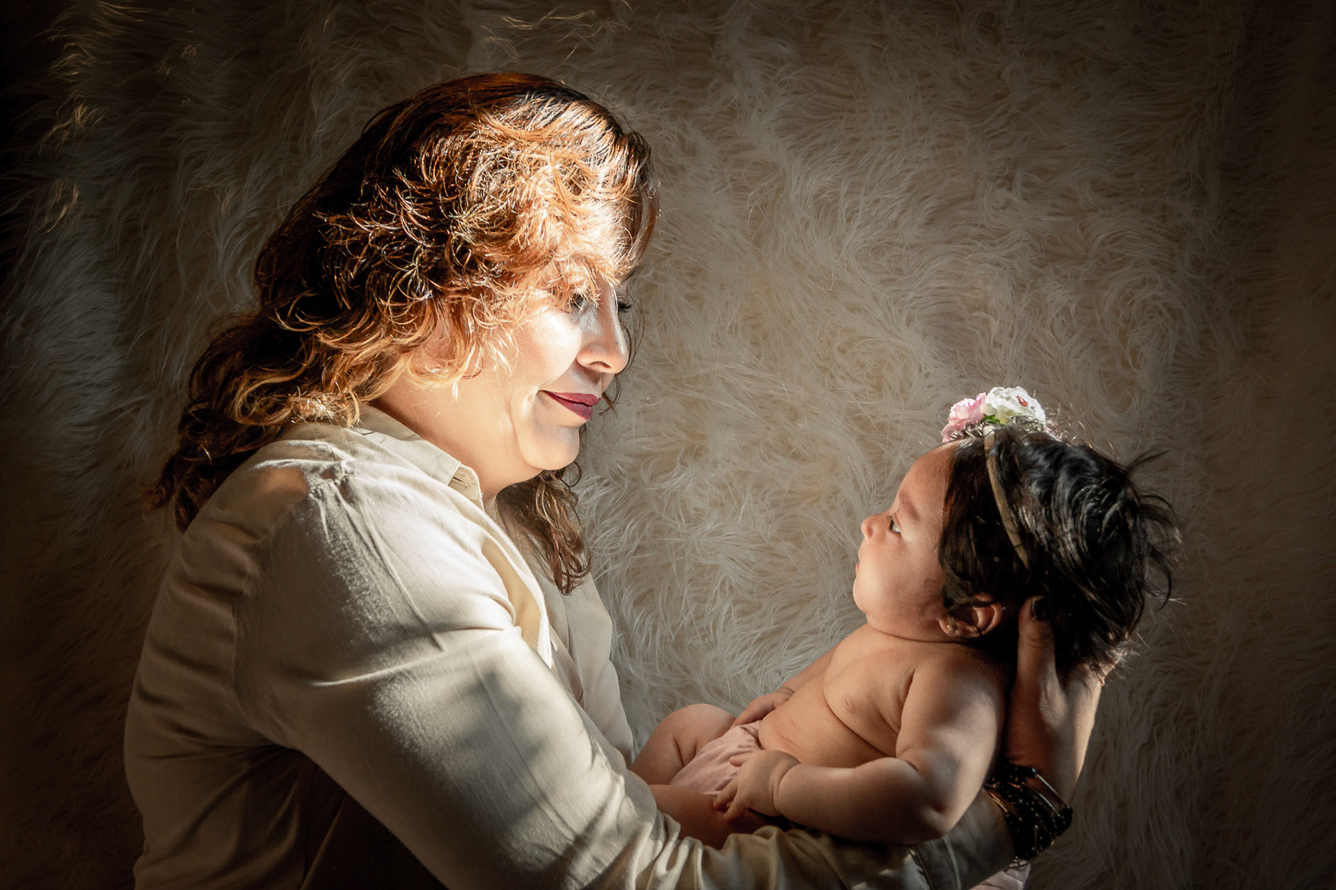 Leilani a sus dos meses de edad.