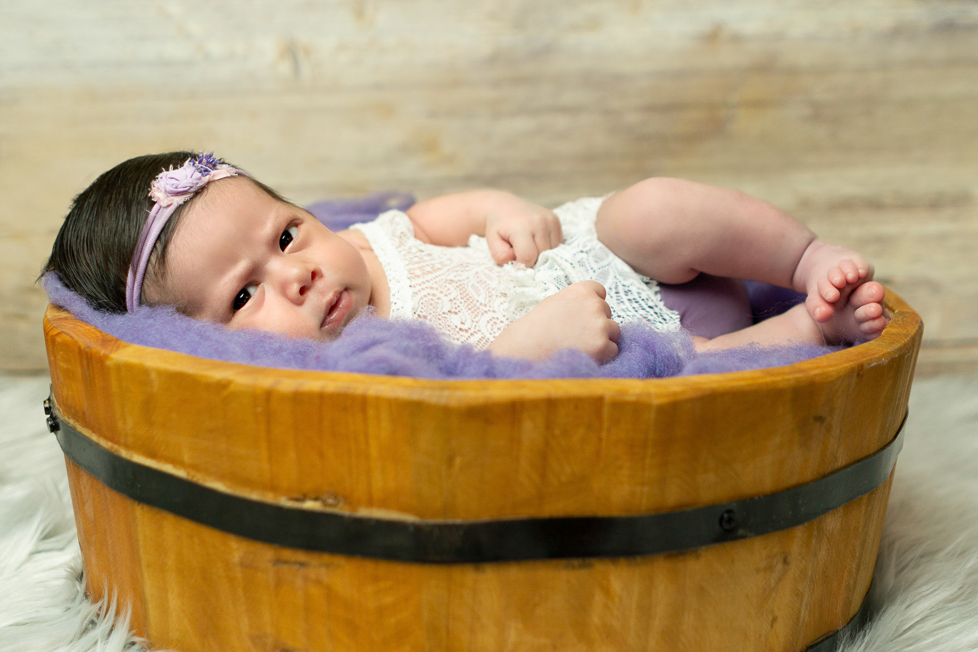 Sesión fotográfica de Recién Nacido (New Born) para Mía Alessandra.