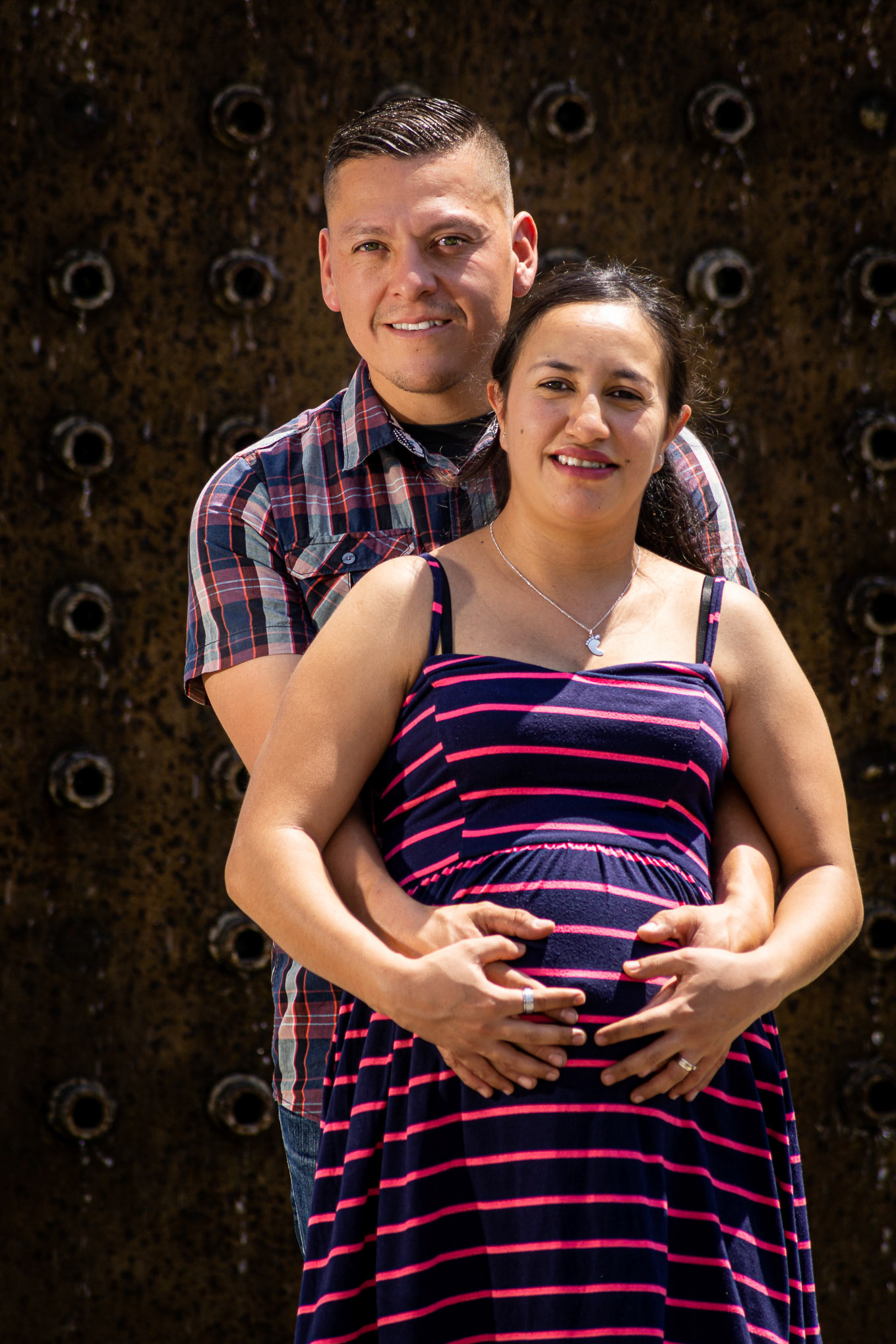 Sesión fotográfica de embarazo.