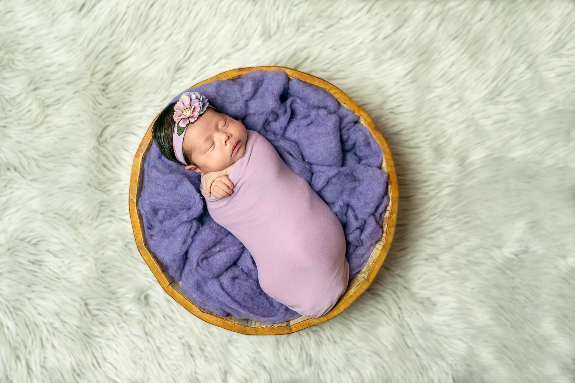 Sesión fotográfica de Recién Nacido (New Born) para Mía Alessandra.