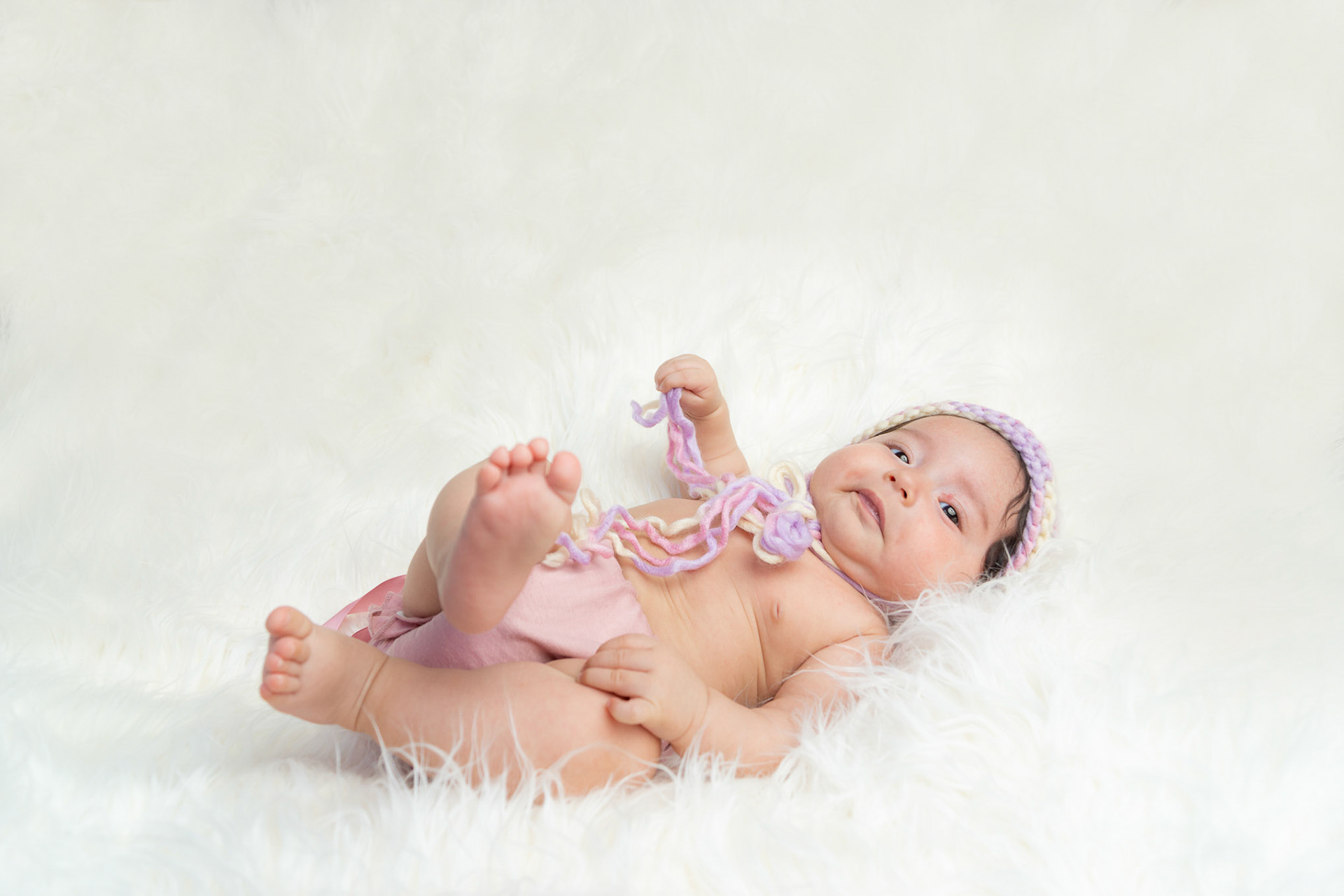 Leilani a sus dos meses de edad.