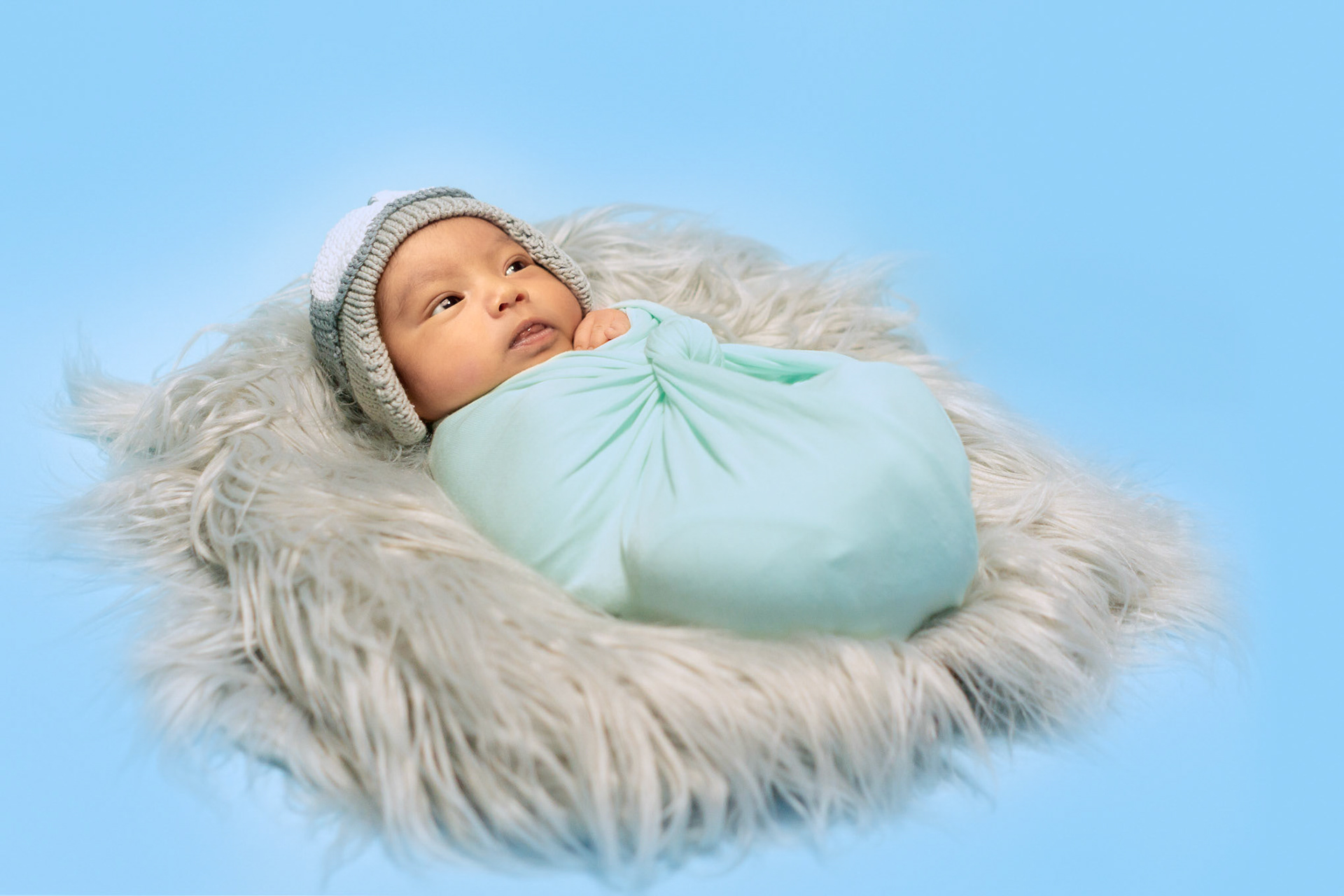 Sesión fotográfica de Leonardo Aarón a sus 13 días de nacido.