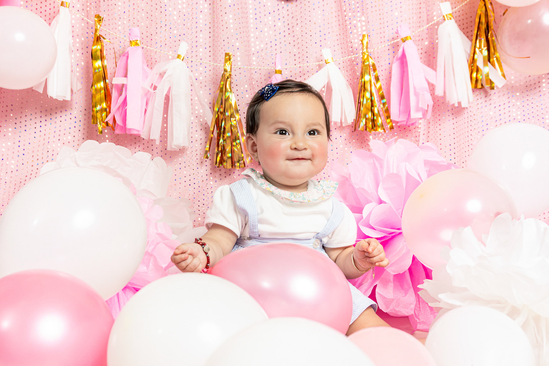 Sesión fotográfica de smash the cake para Emilie