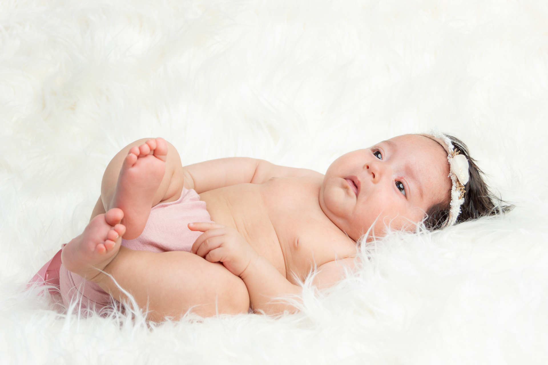 Leilani a sus dos meses de edad.