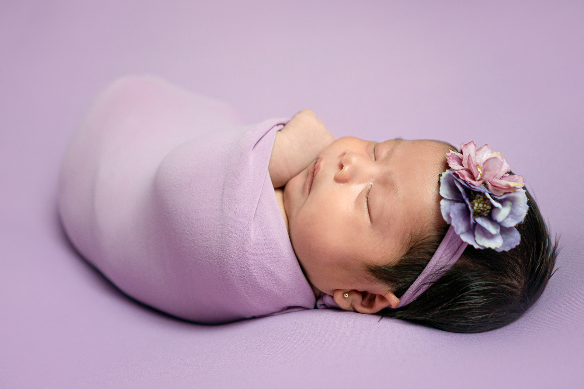 Sesión fotográfica de Recién Nacido (New Born) para Mía Alessandra.