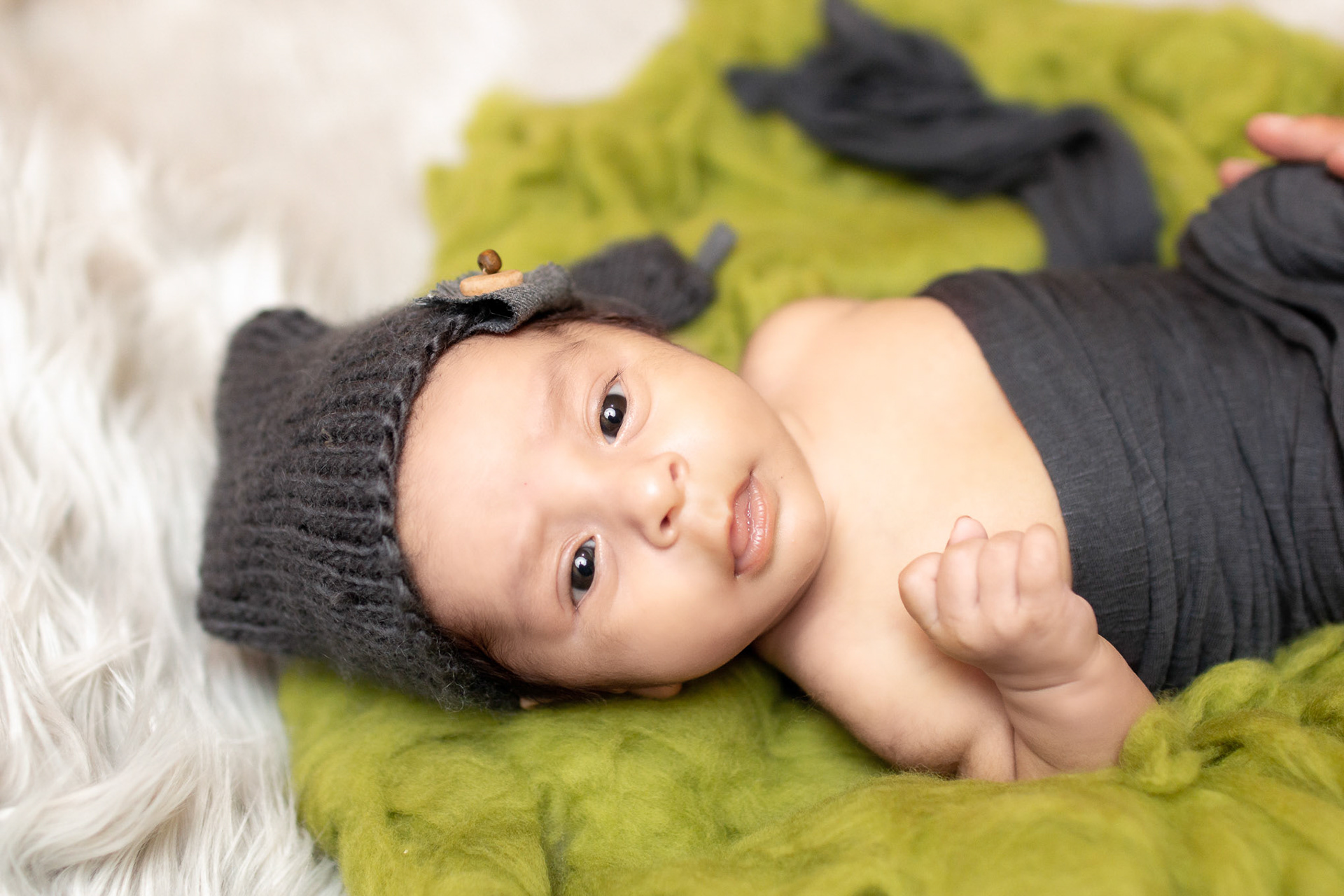 Sesión fotográfica de recién nacido para Joe Louis