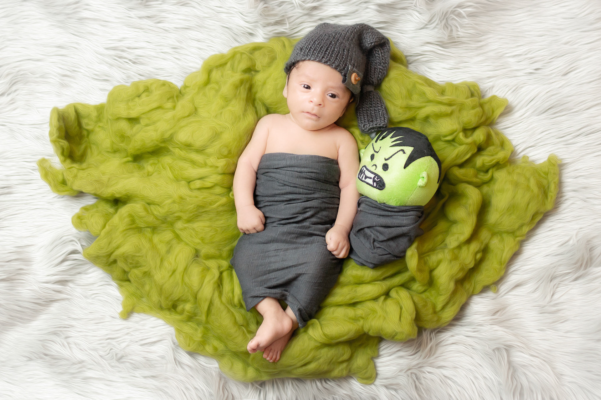 Sesión fotográfica de recién nacido para Joe Louis