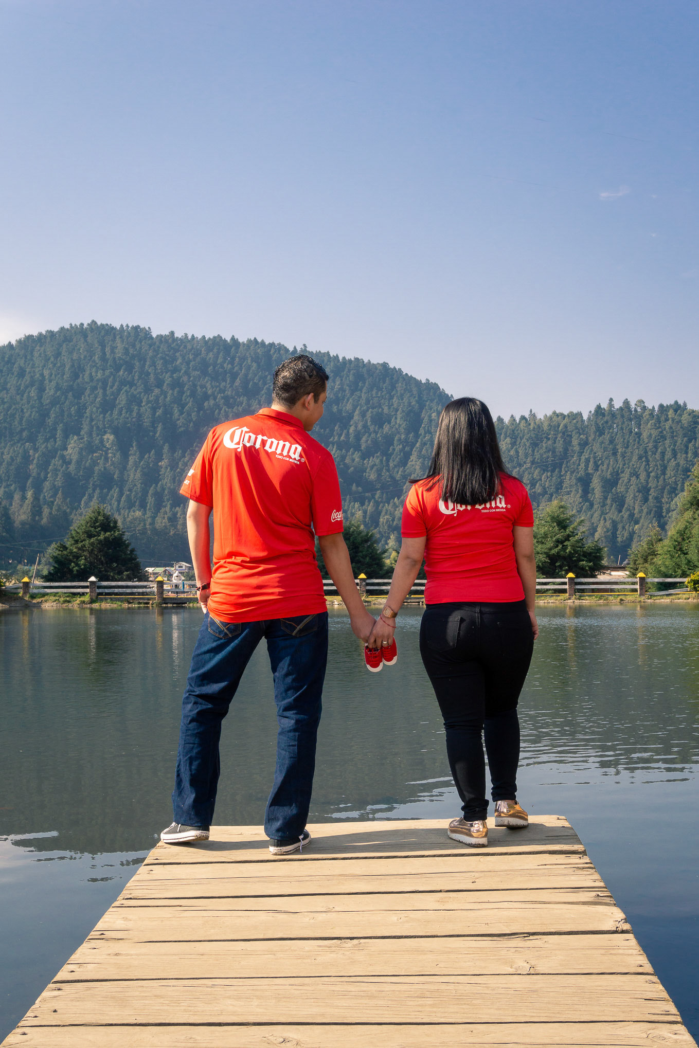 Sesión fotográfica de Sandy & Iván, maternidad en la marquesa.