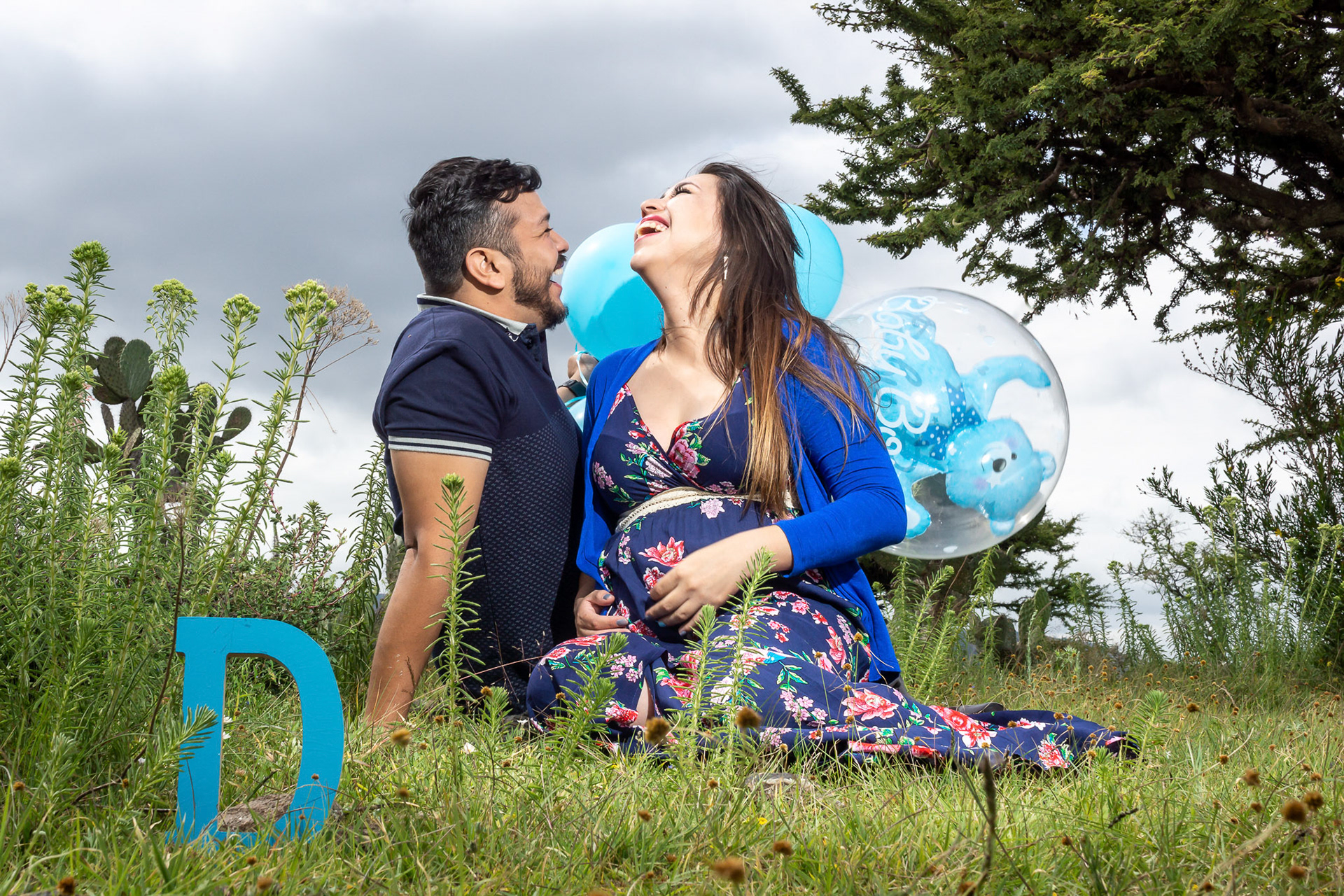 Sesión fotográfica de embarazo.