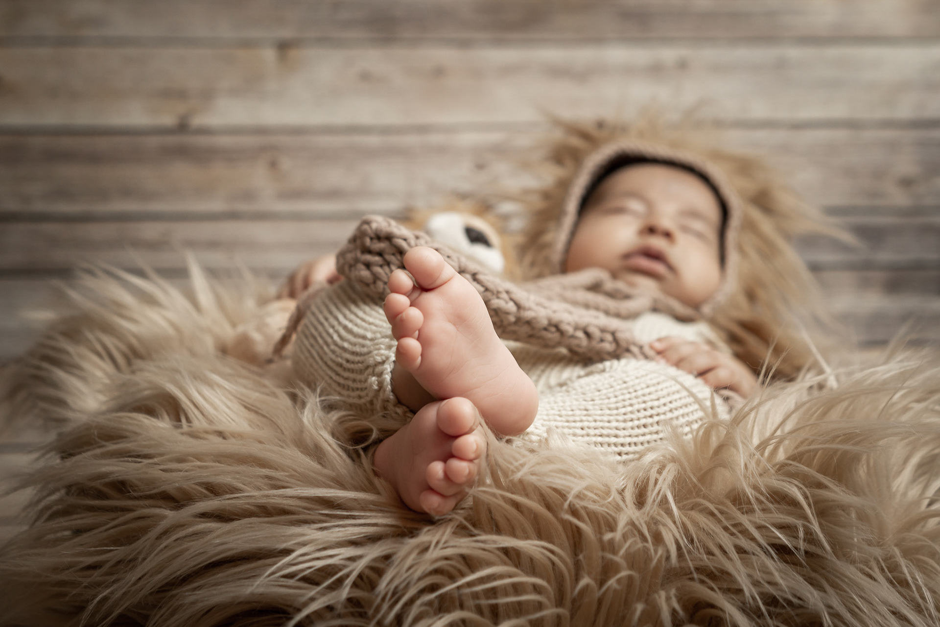 Sesión fotográfica de Recién Nacido para Leo