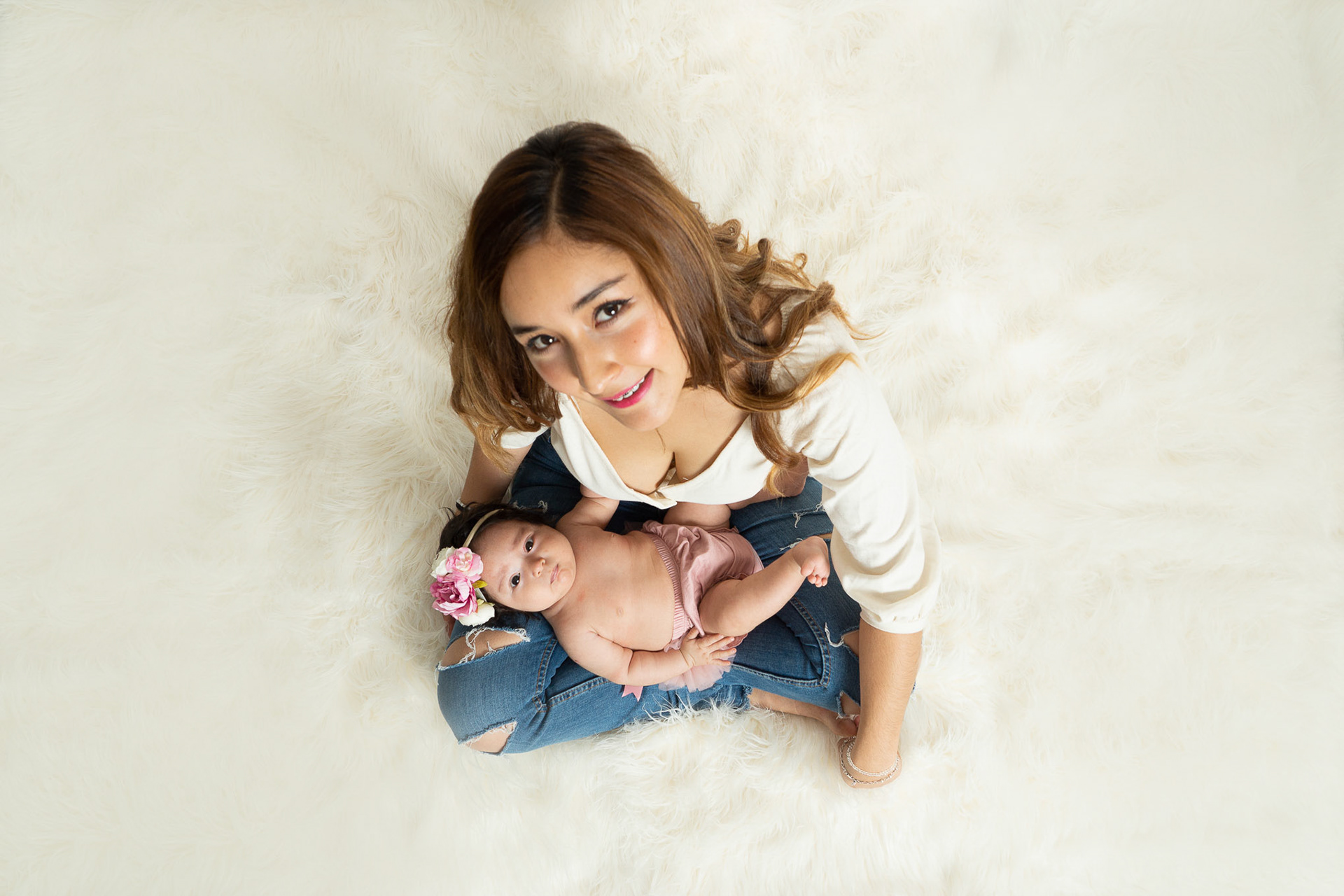 Leilani a sus dos meses de edad.