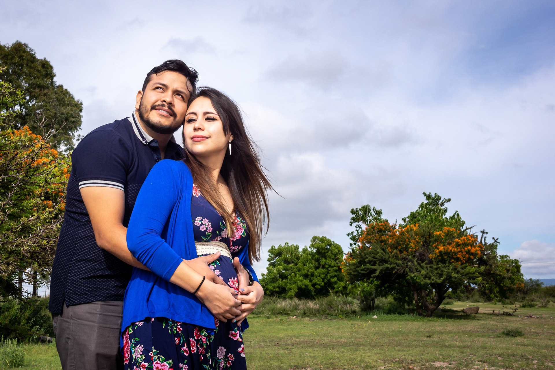 Sesión fotográfica de embarazo.