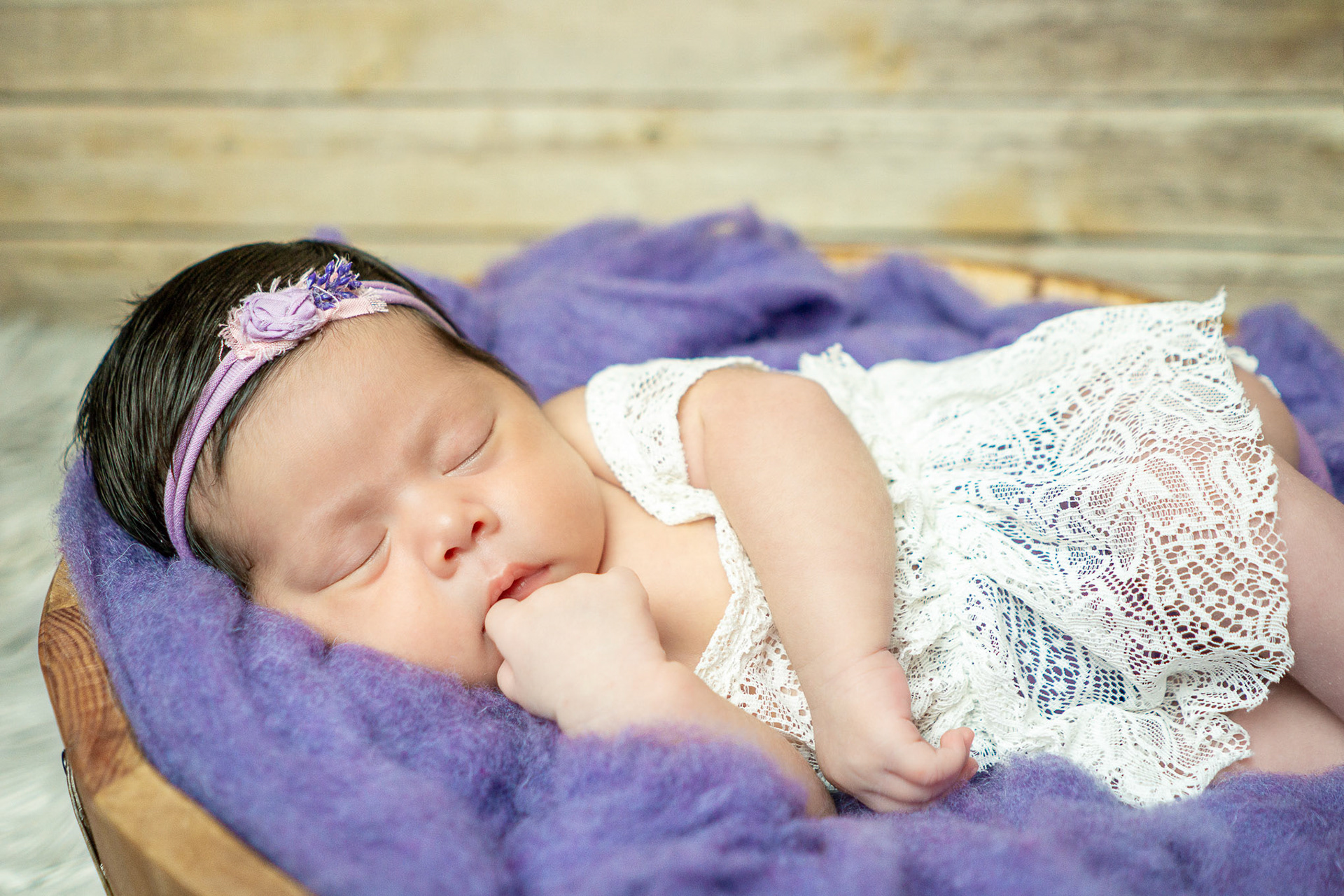 Sesión fotográfica de Recién Nacido (New Born) para Mía Alessandra.