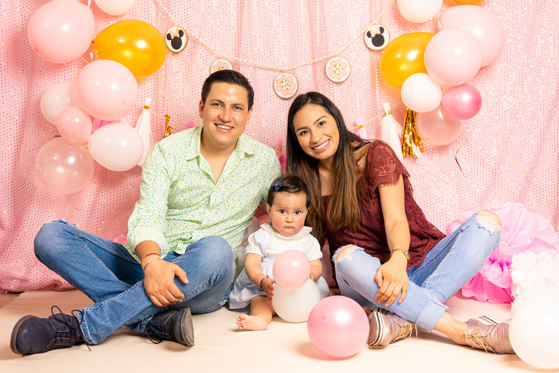 Sesión fotográfica de smash the cake para Emilie