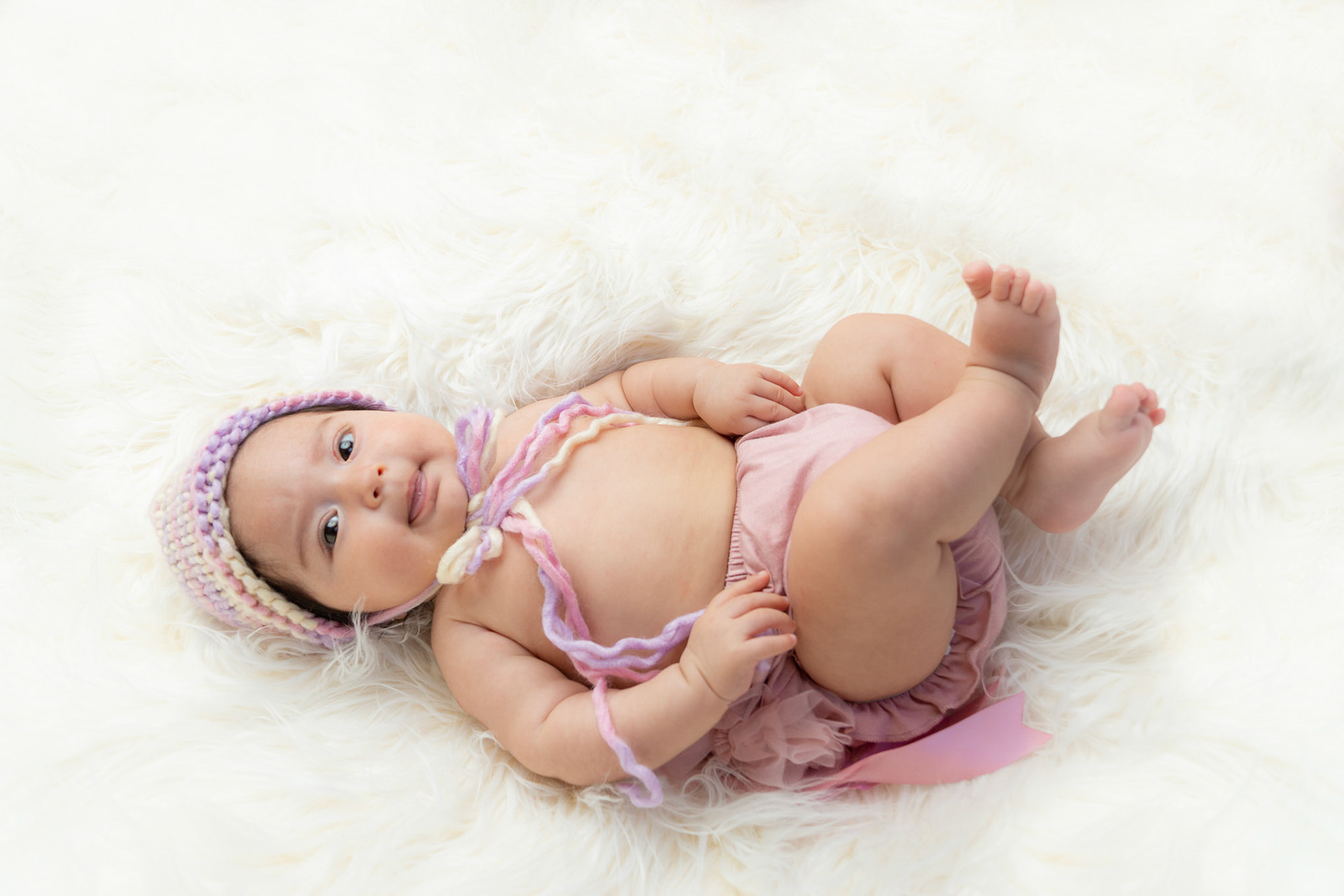 Leilani a sus dos meses de edad.