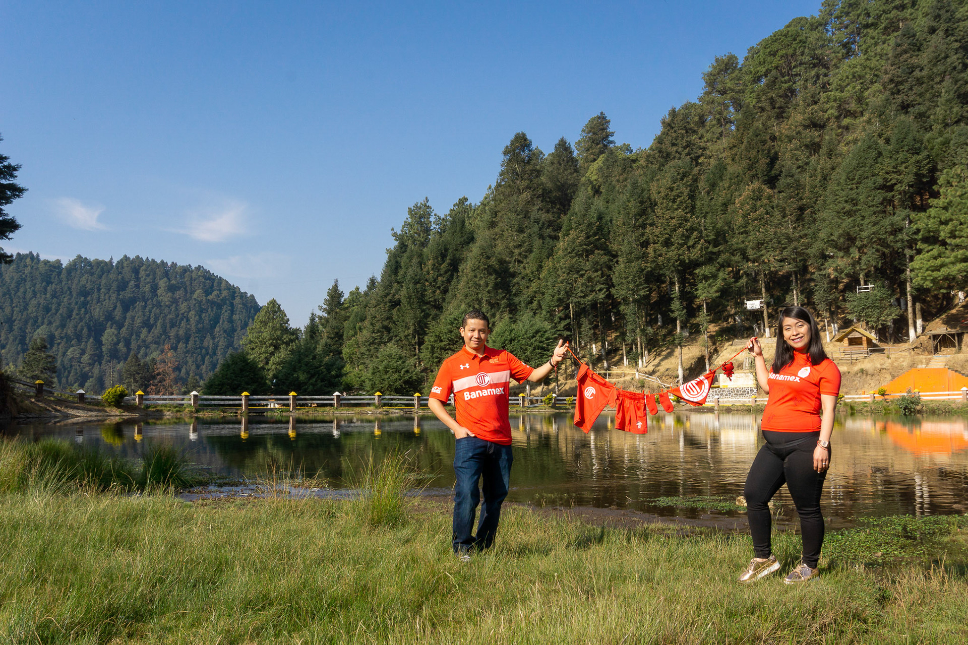 Sesión fotográfica de Sandy & Iván, maternidad en la marquesa.