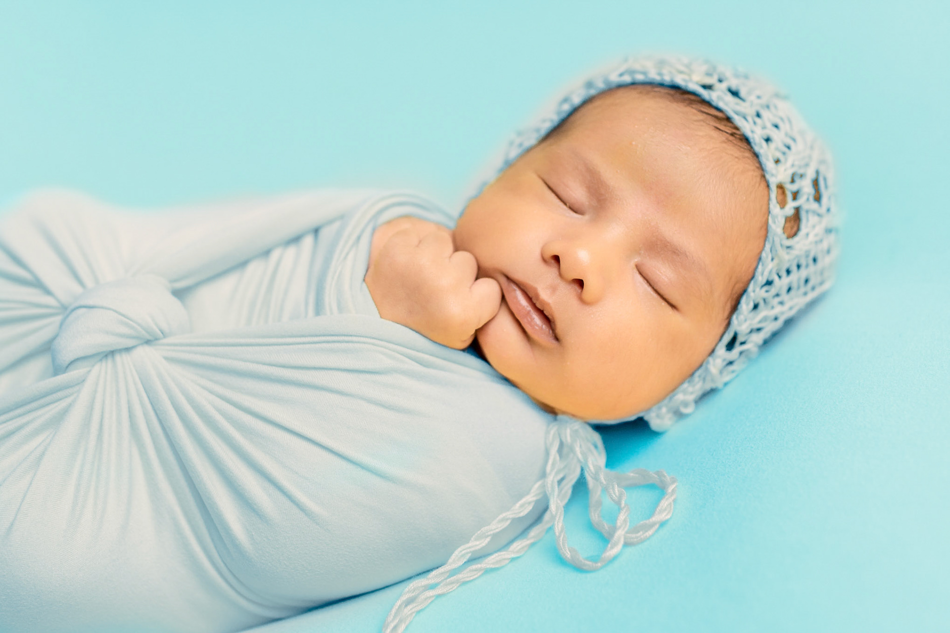 Sesión de recién nacido para Roberto.