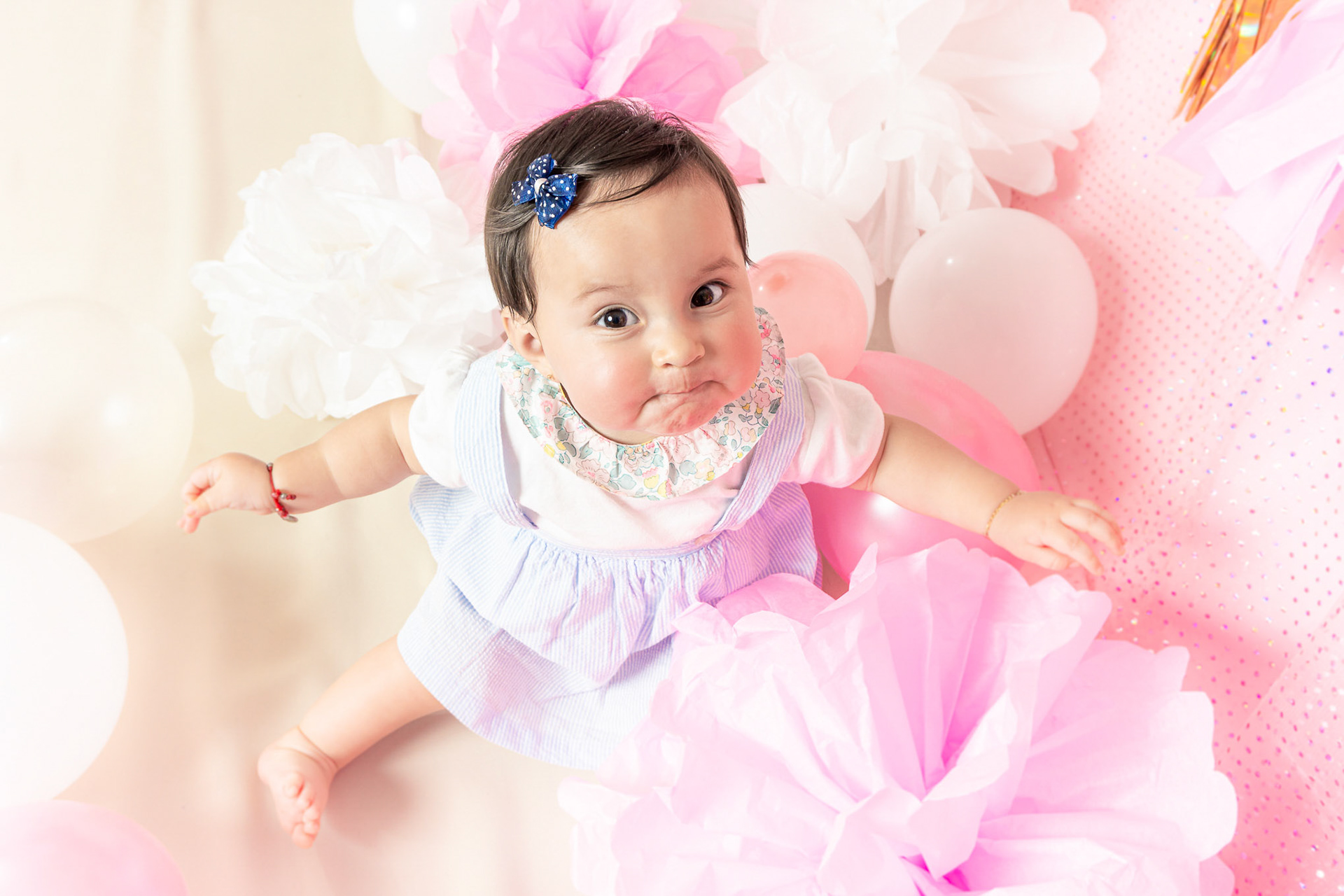 Sesión fotográfica de smash the cake para Emilie