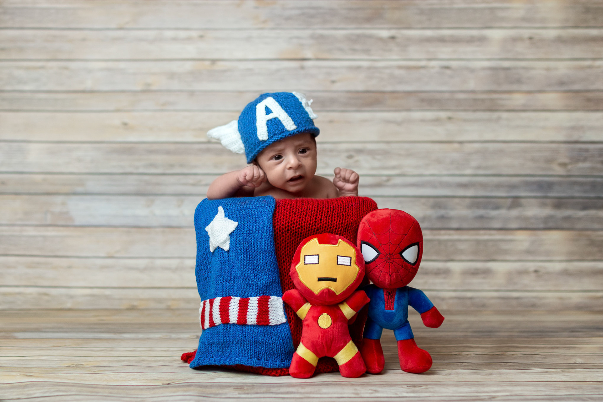 Sesión fotográfica de recién nacido para Joe Louis